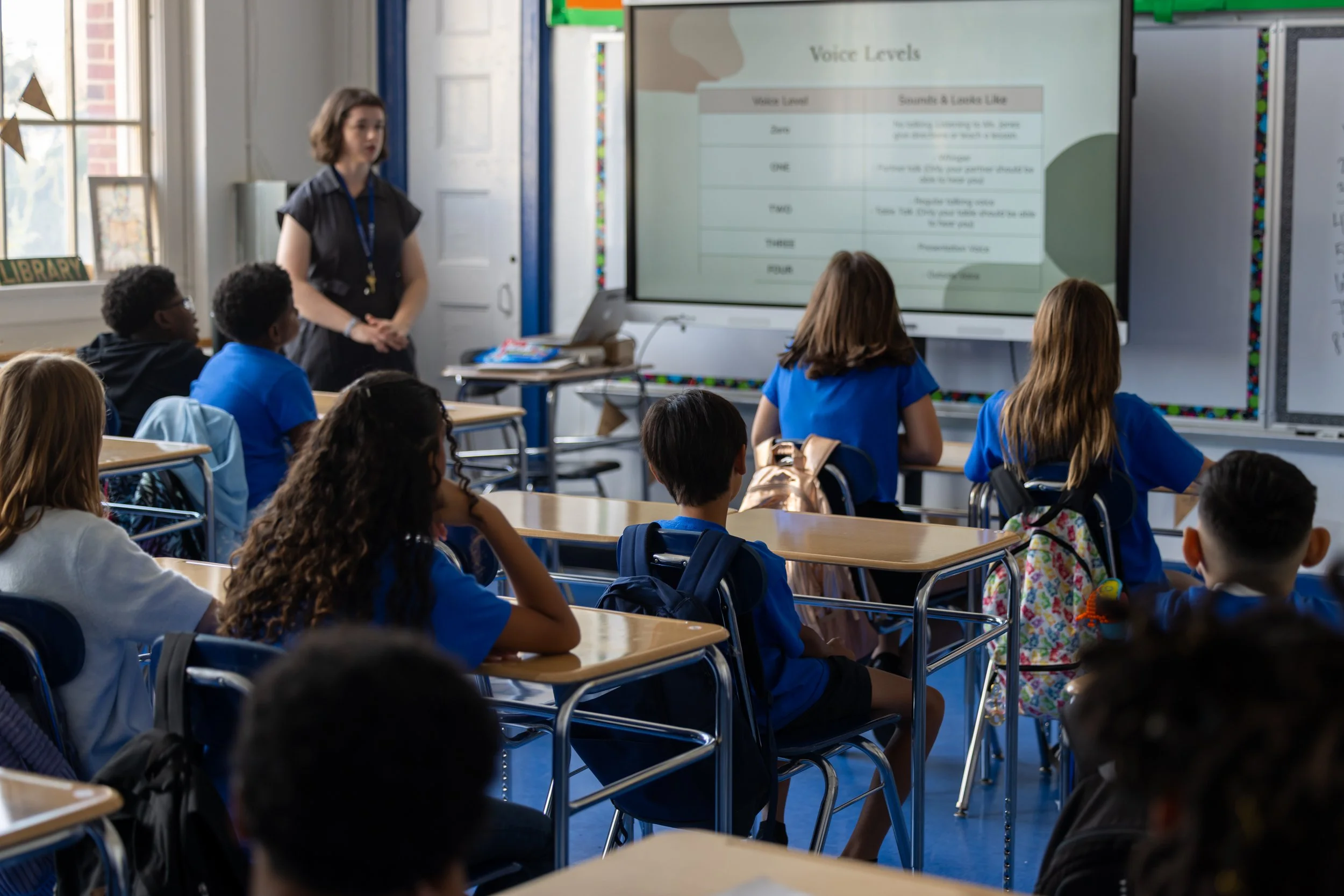 MS 50 students on the first day of school 2026