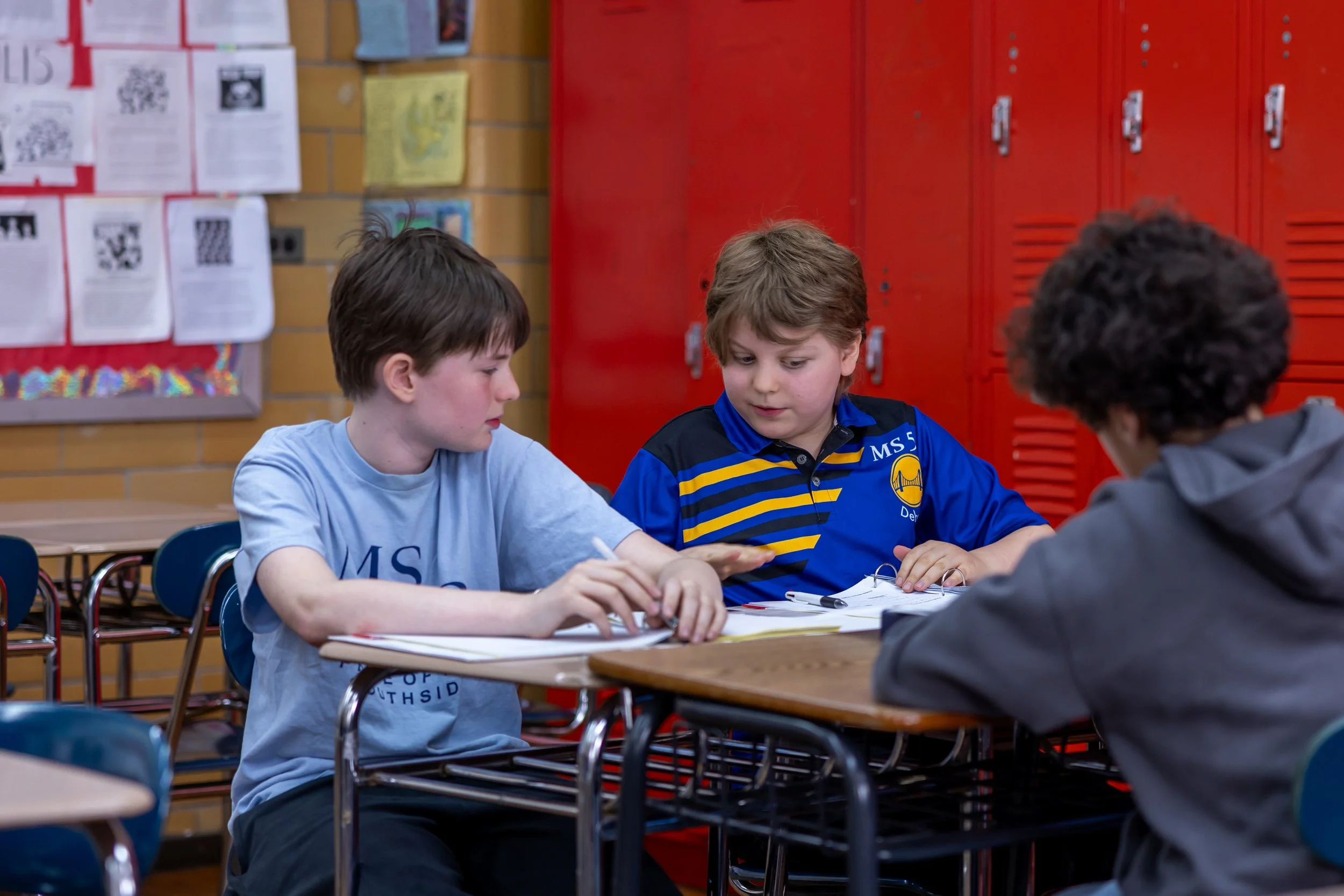 MS 50 debate team participates in a citywide tournament