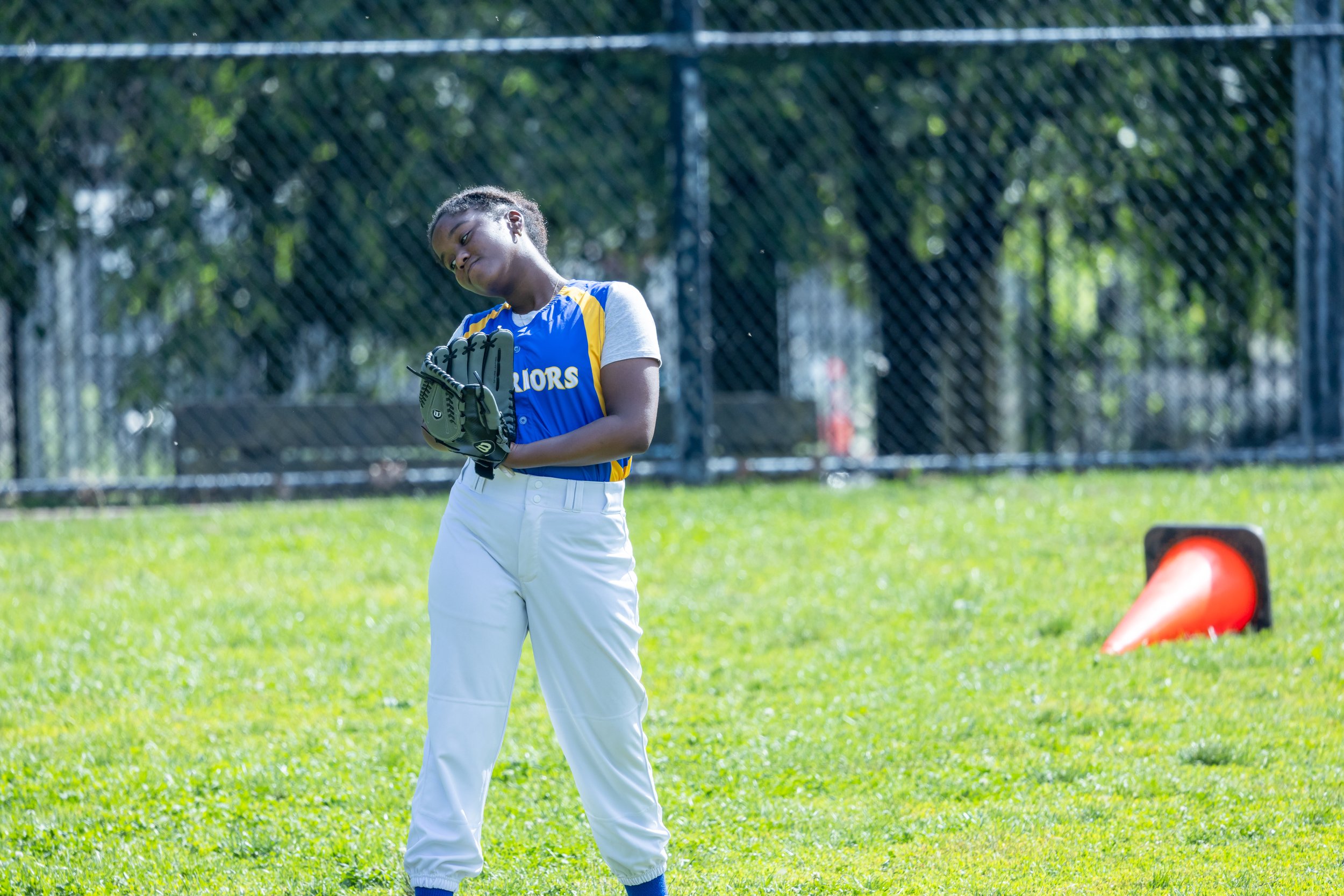 MS 50 softball team plays
