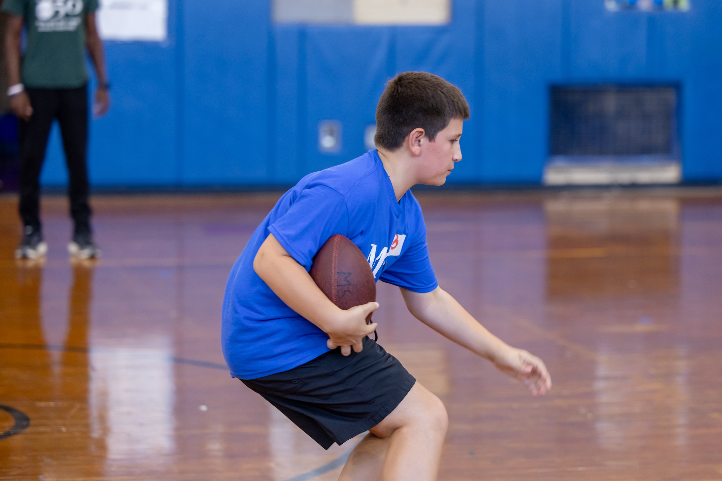 Middle school flag football tryouts