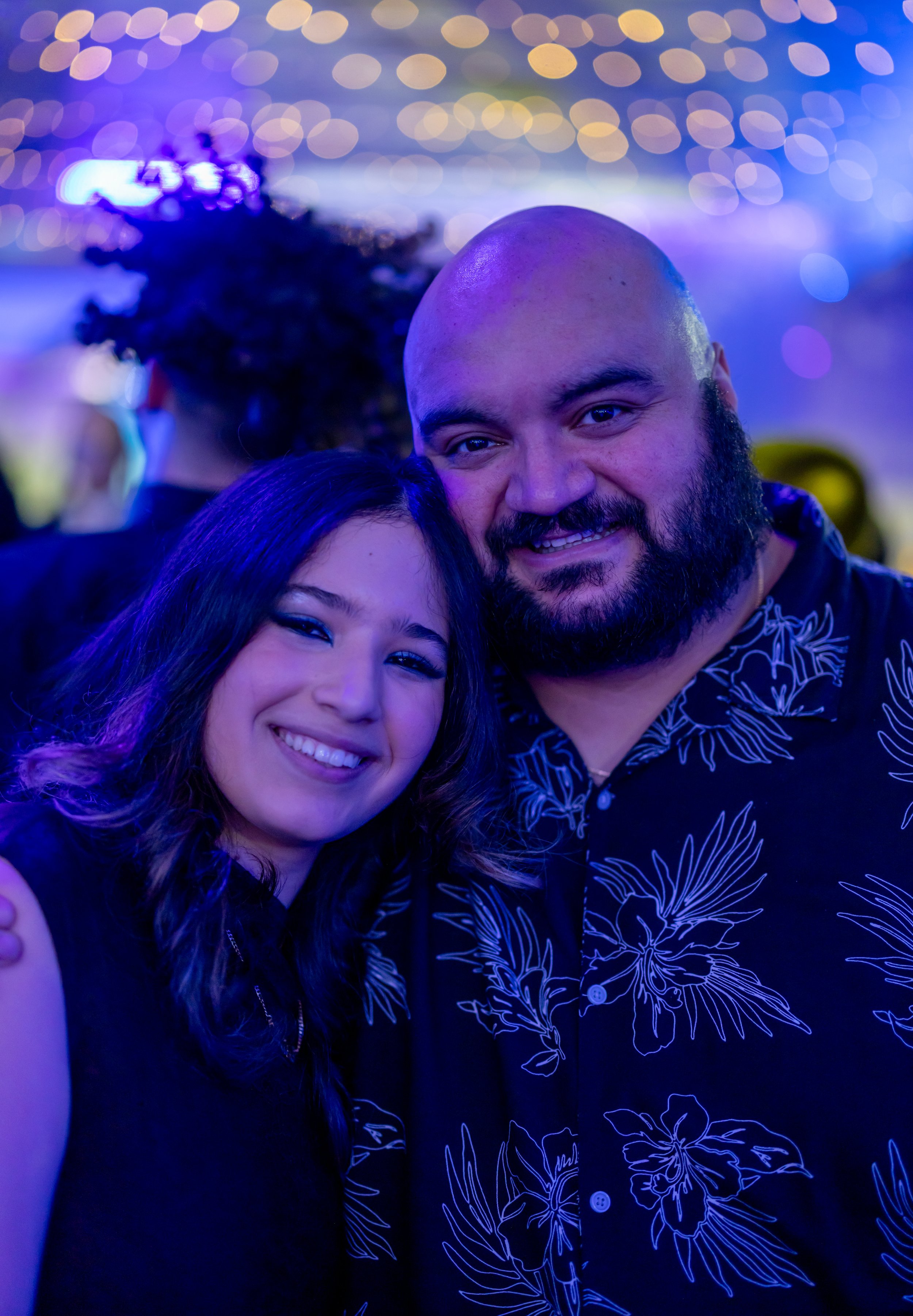 Students dance and celebrate at prom
