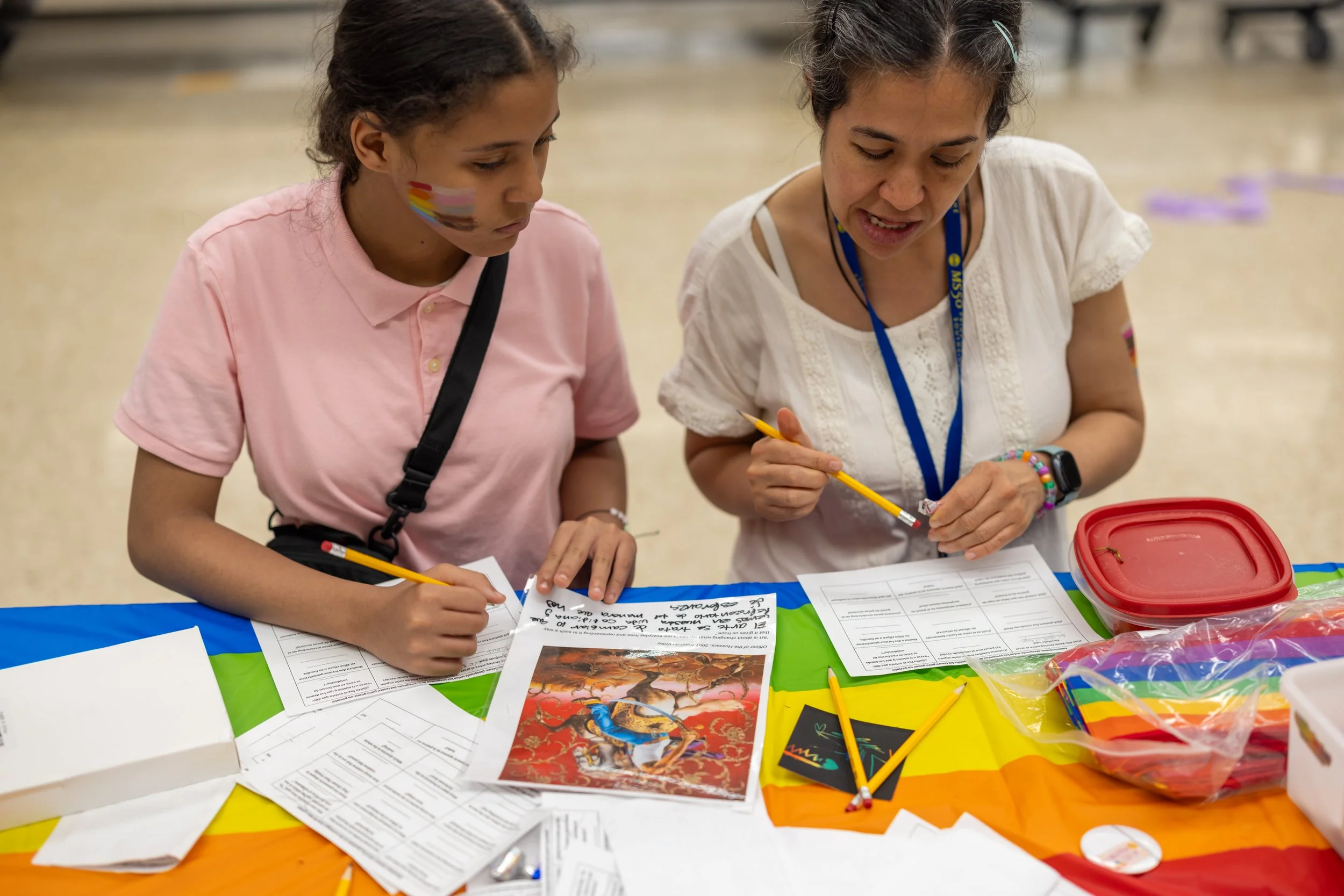 MS 50 celebrates pride fest