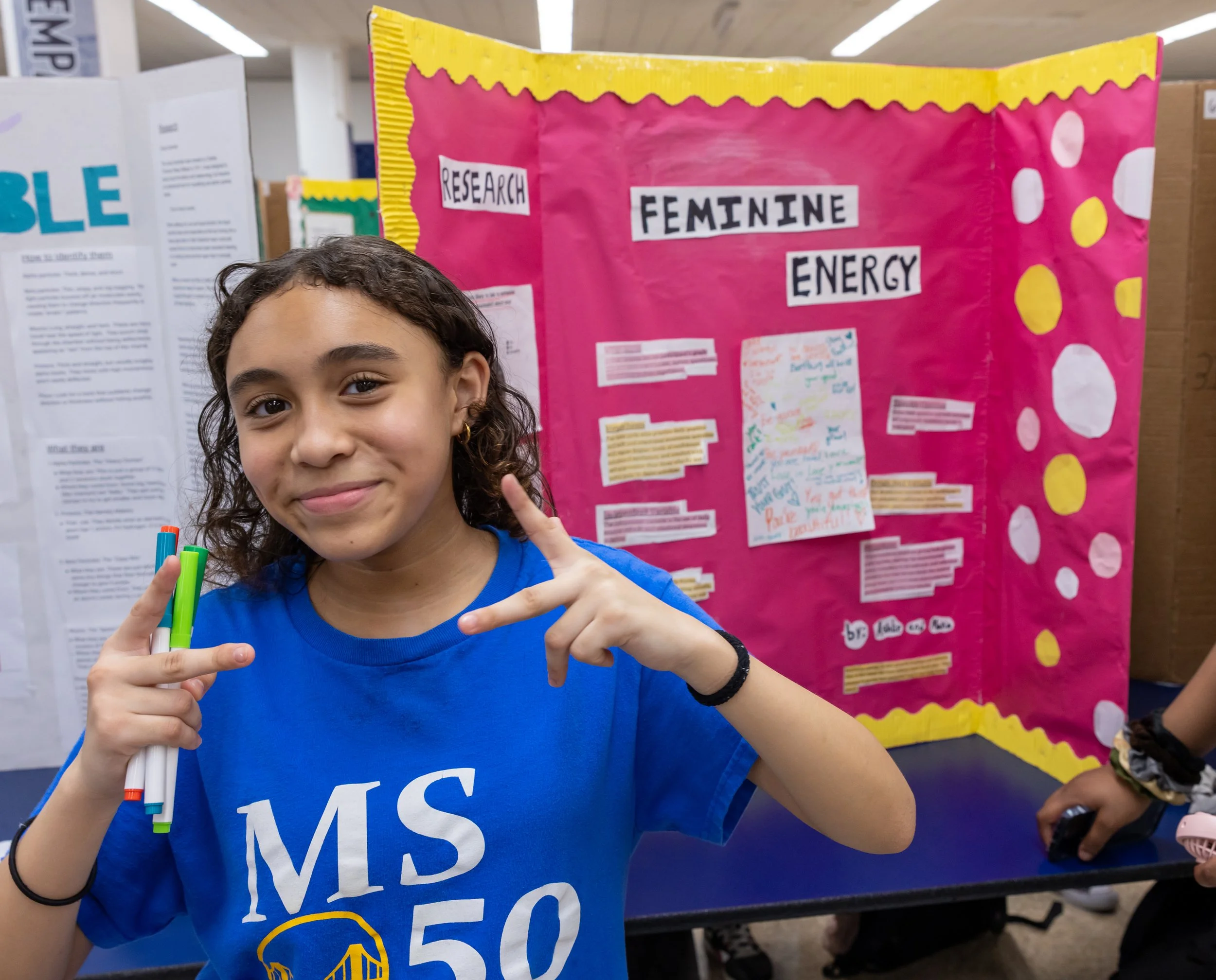 MS 50 students present their science projects