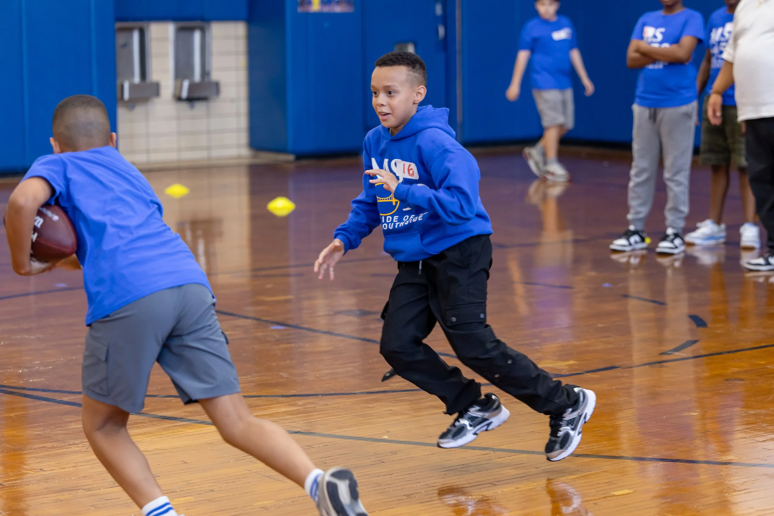 Middle school flag football tryouts