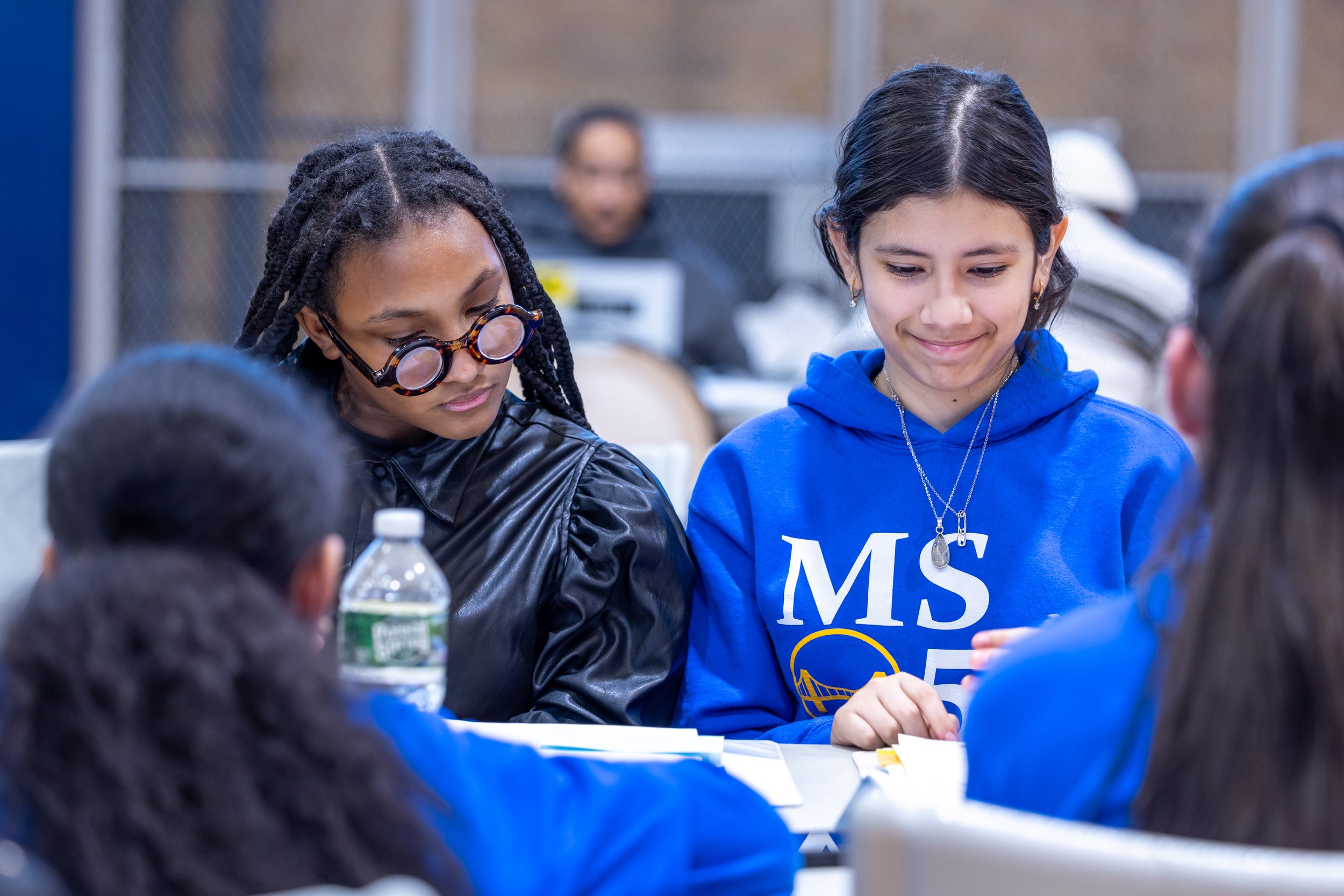 MS 50 students debating