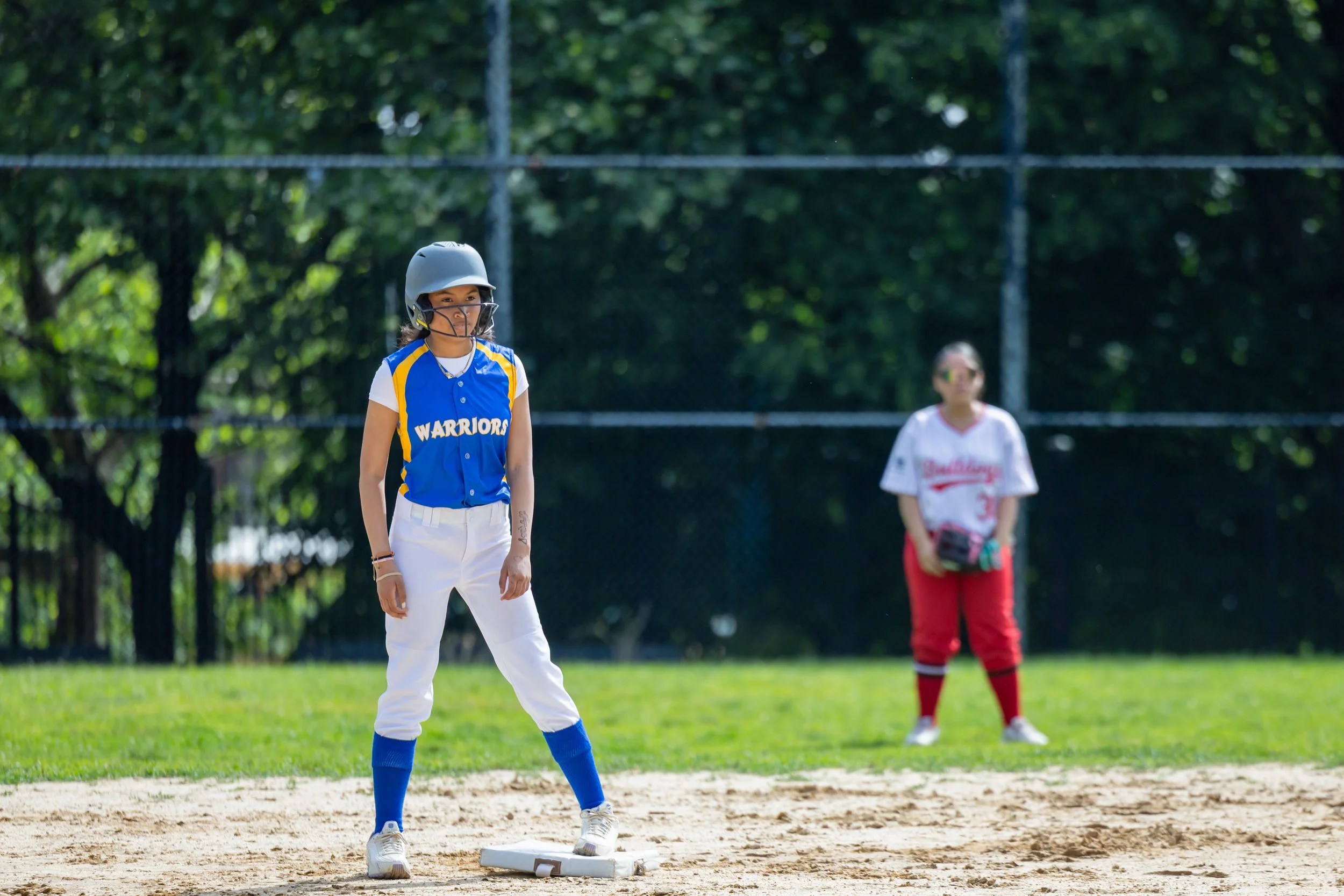 MS 50 softball team plays