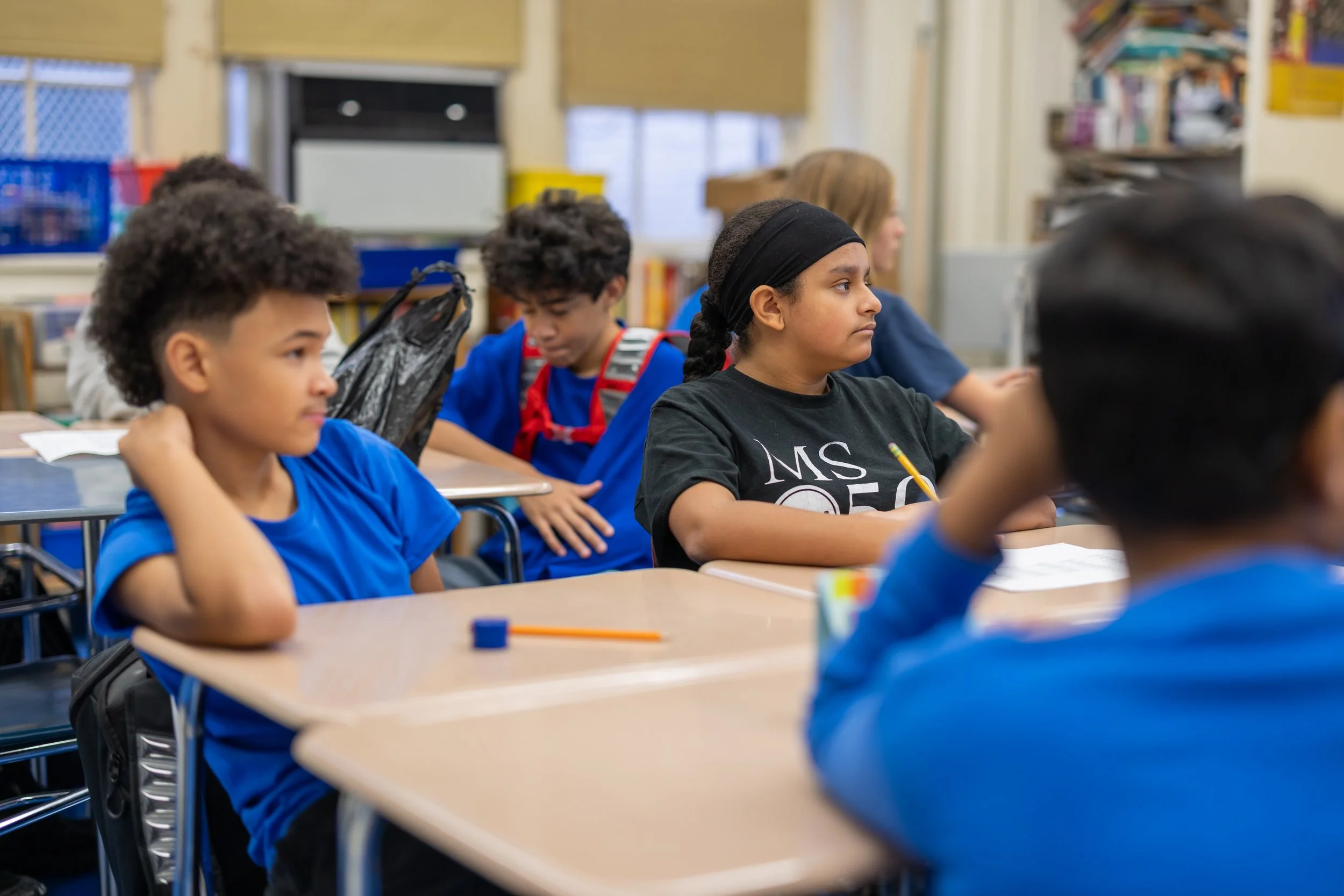 MS 50 students on the first day of school 2026