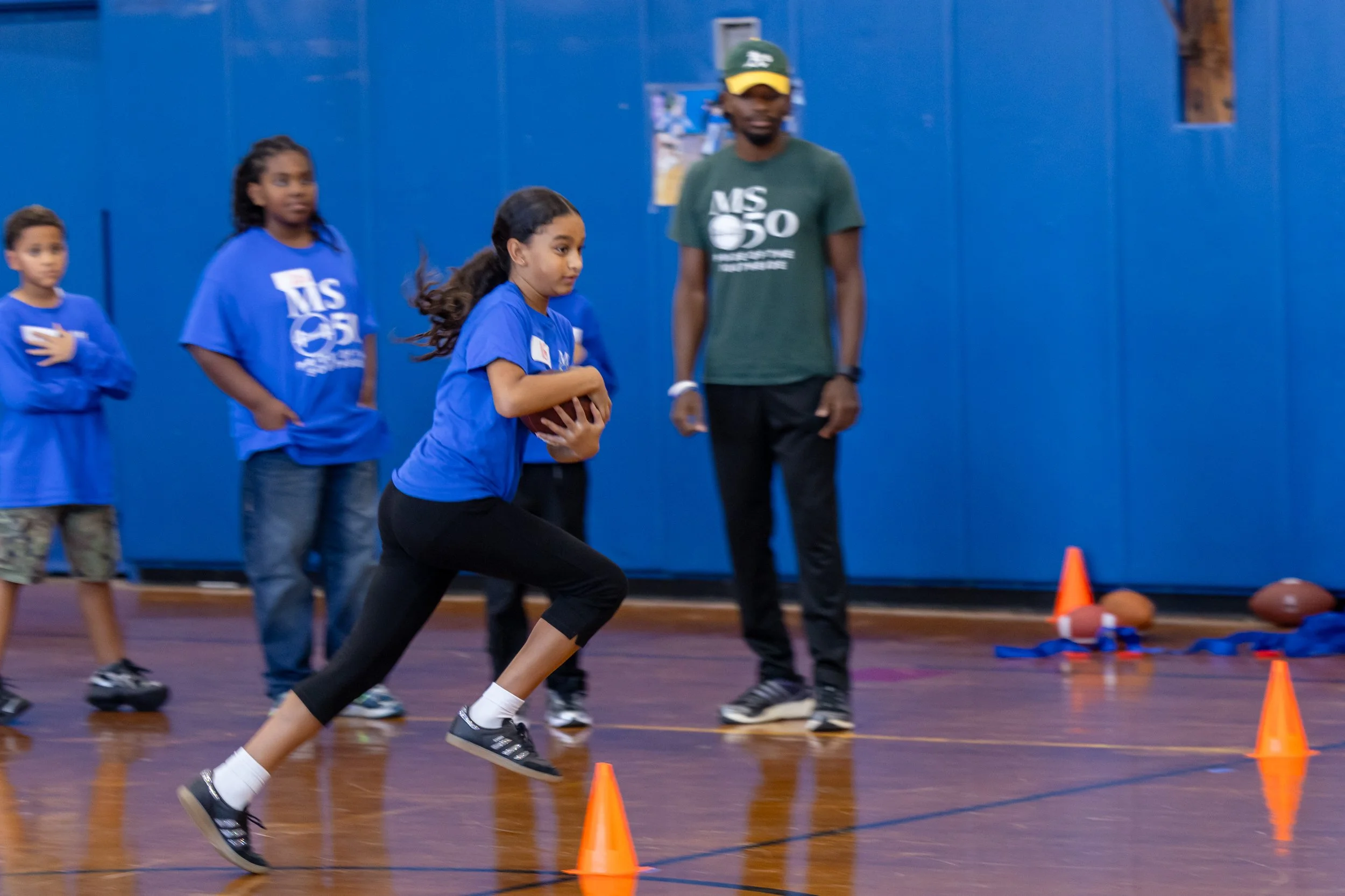 Middle school flag football tryouts