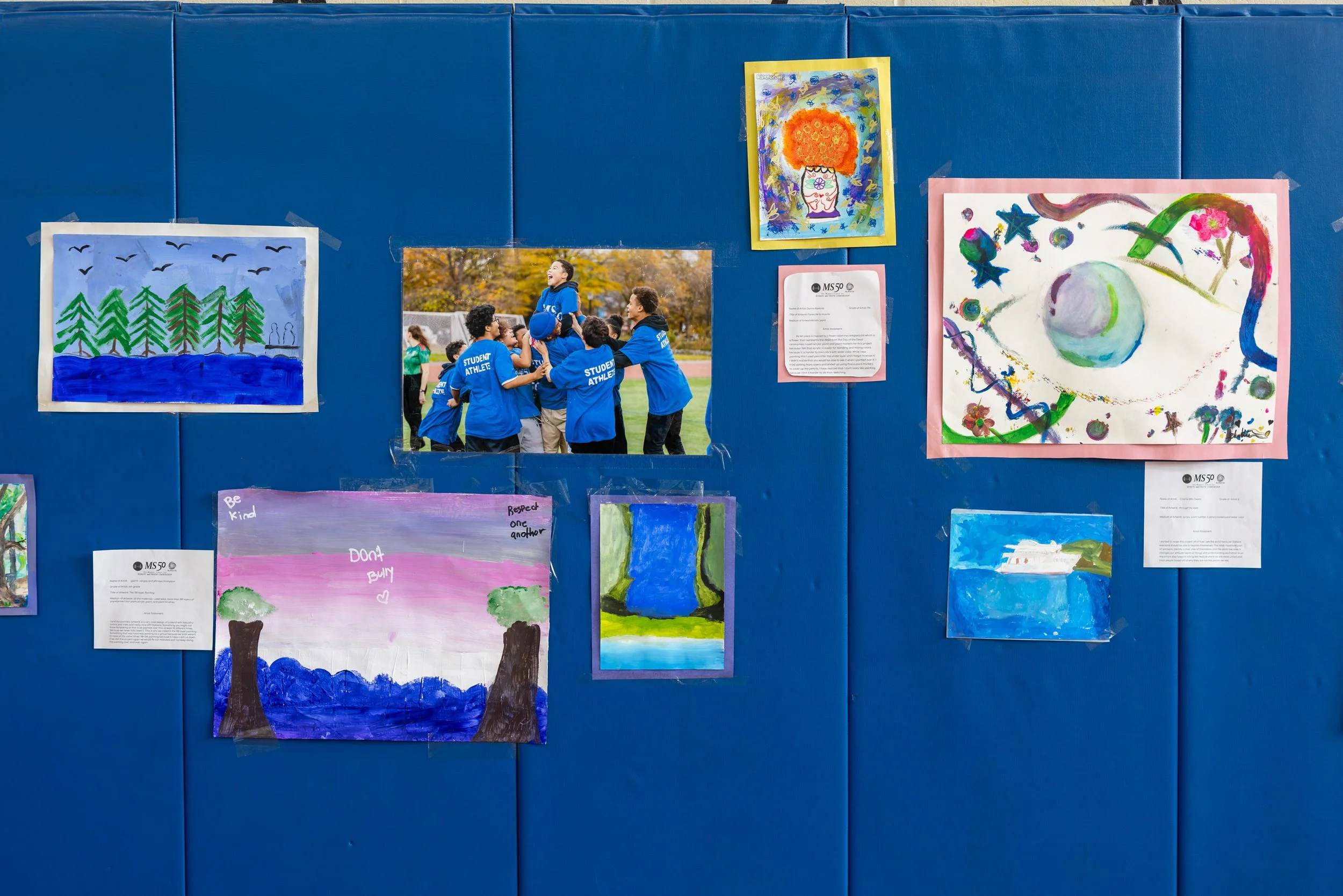 MS 50 student art gallery