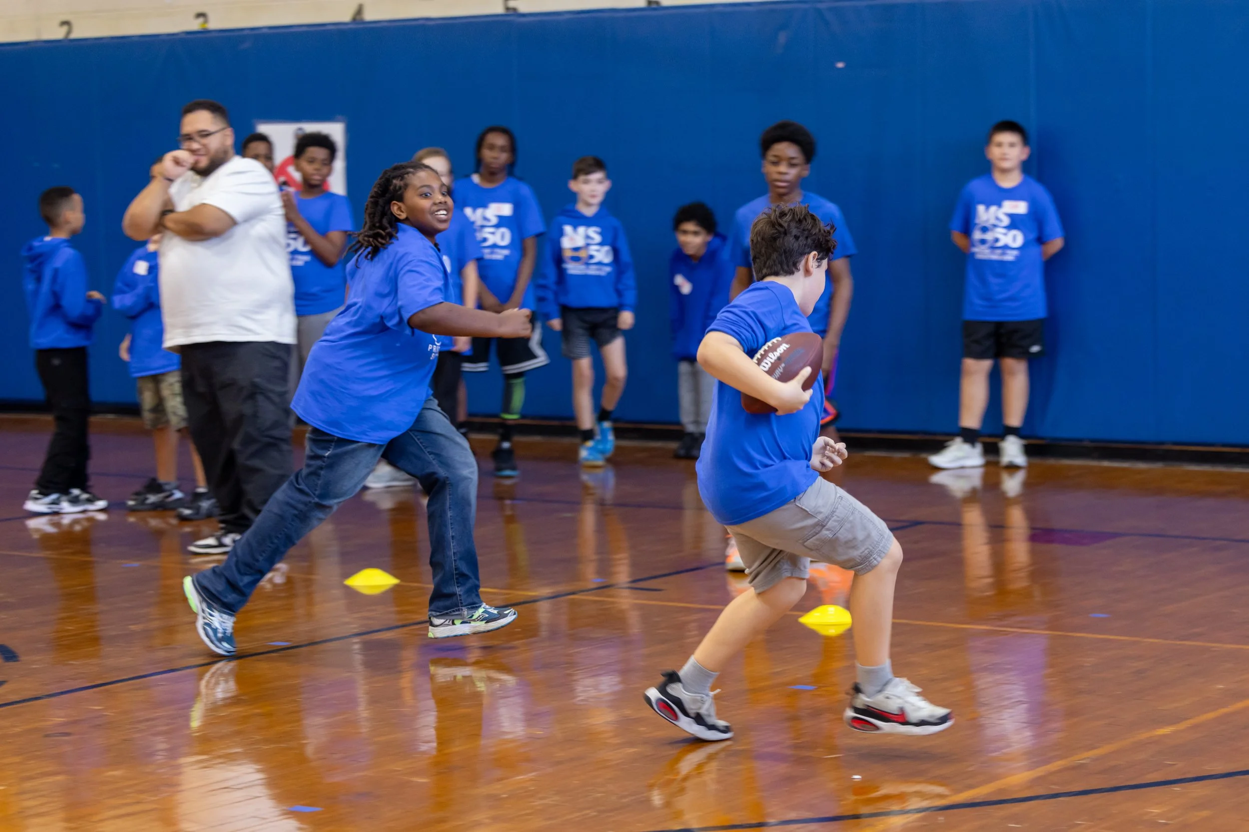 Middle school flag football tryouts