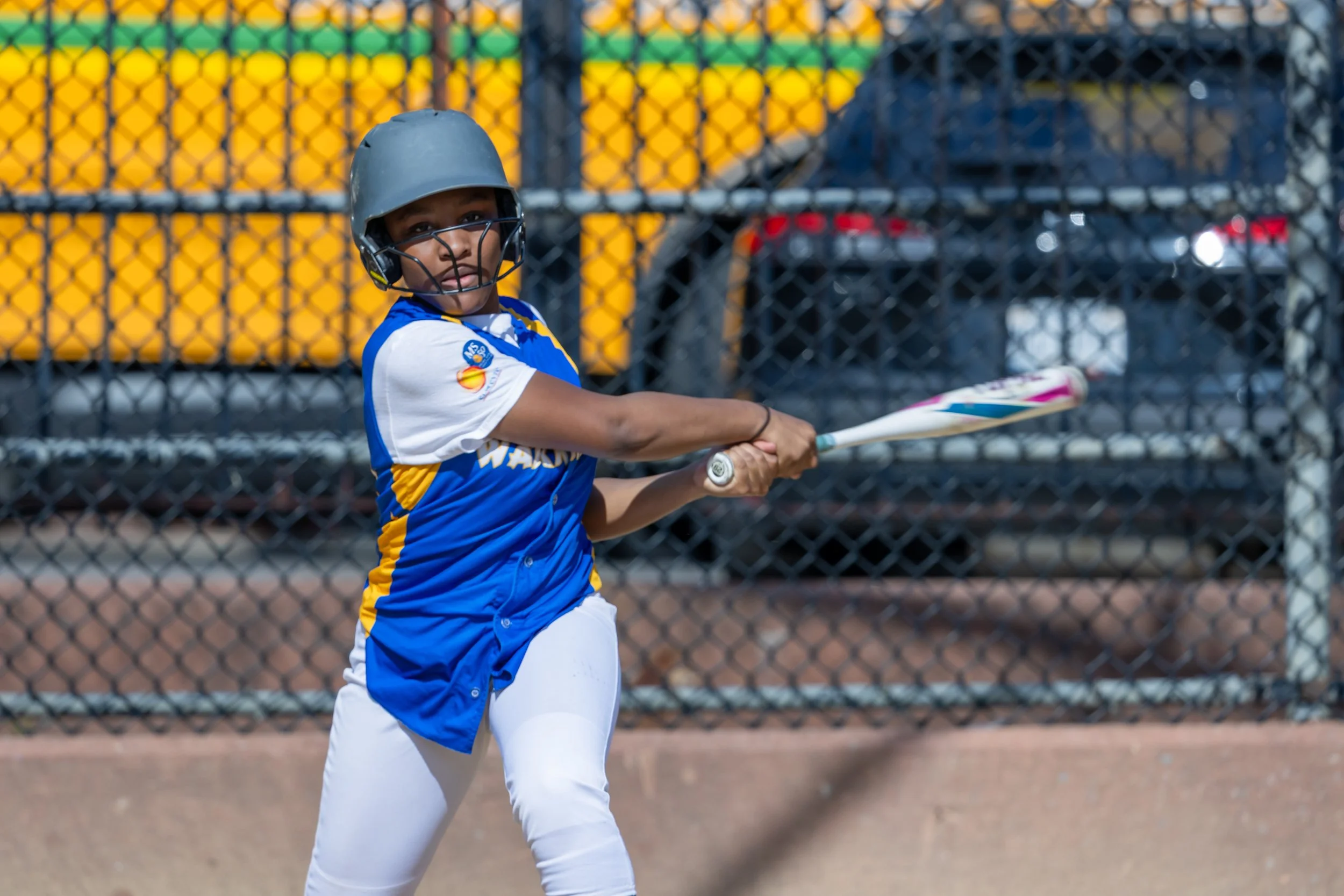 MS 50 softball team plays