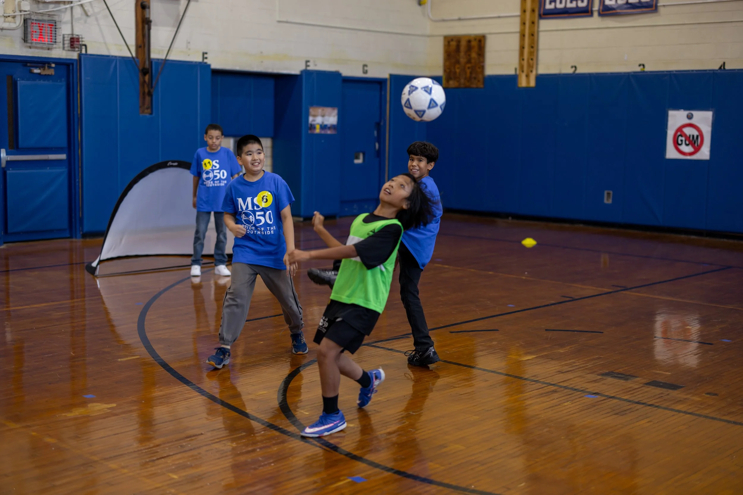 Middle school soccer tryouts