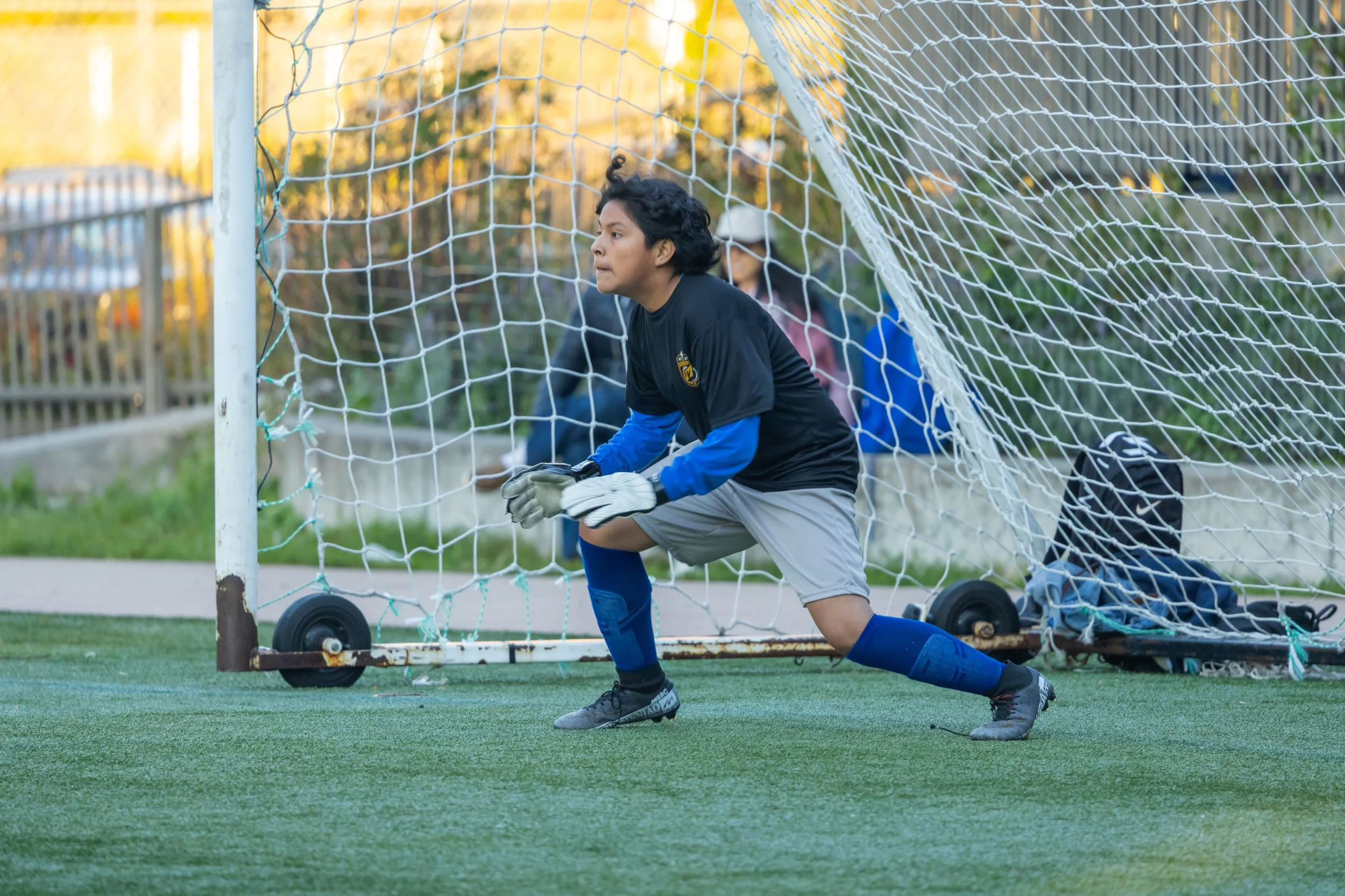Boys soccer team plays in the fall