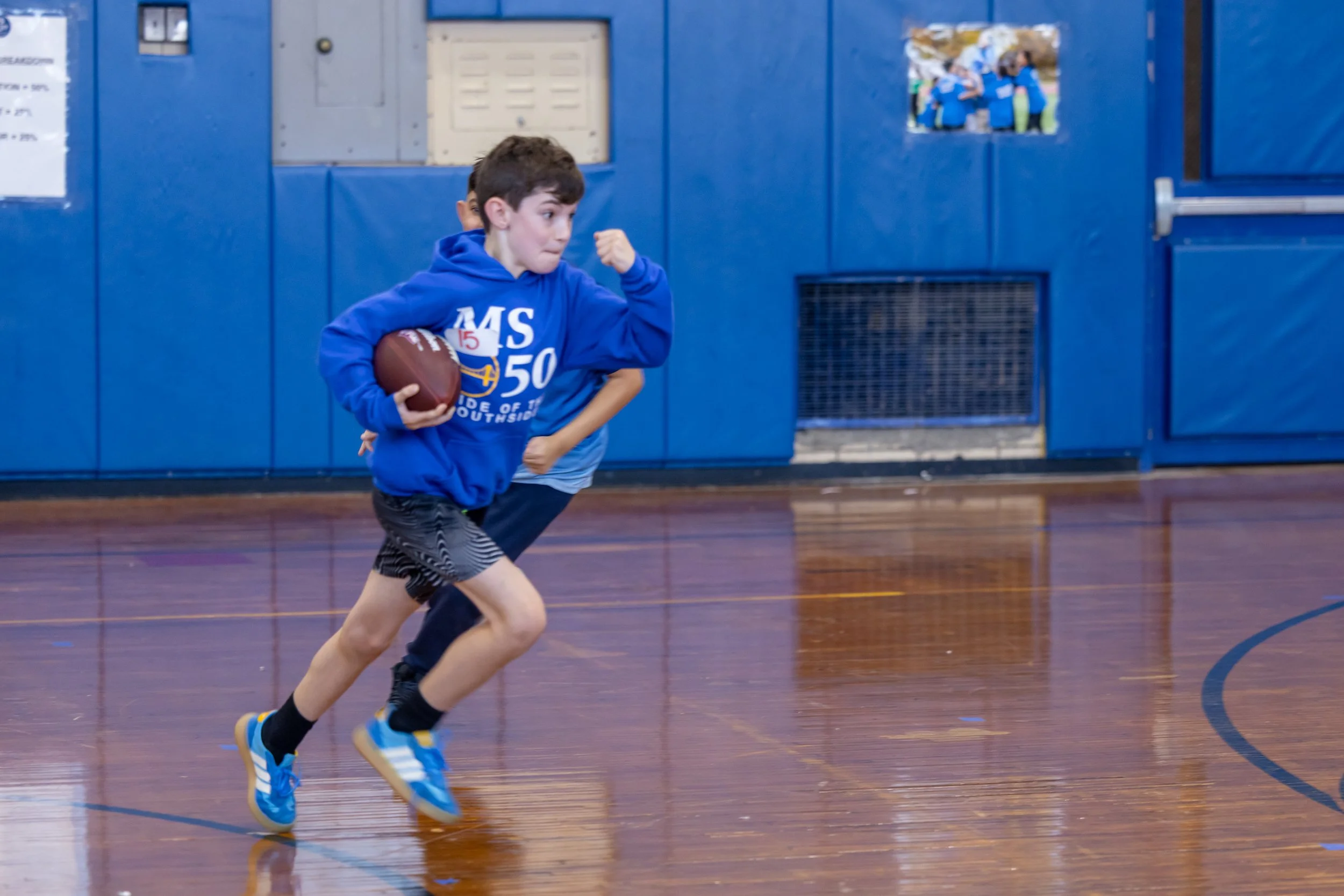 Middle school flag football tryouts