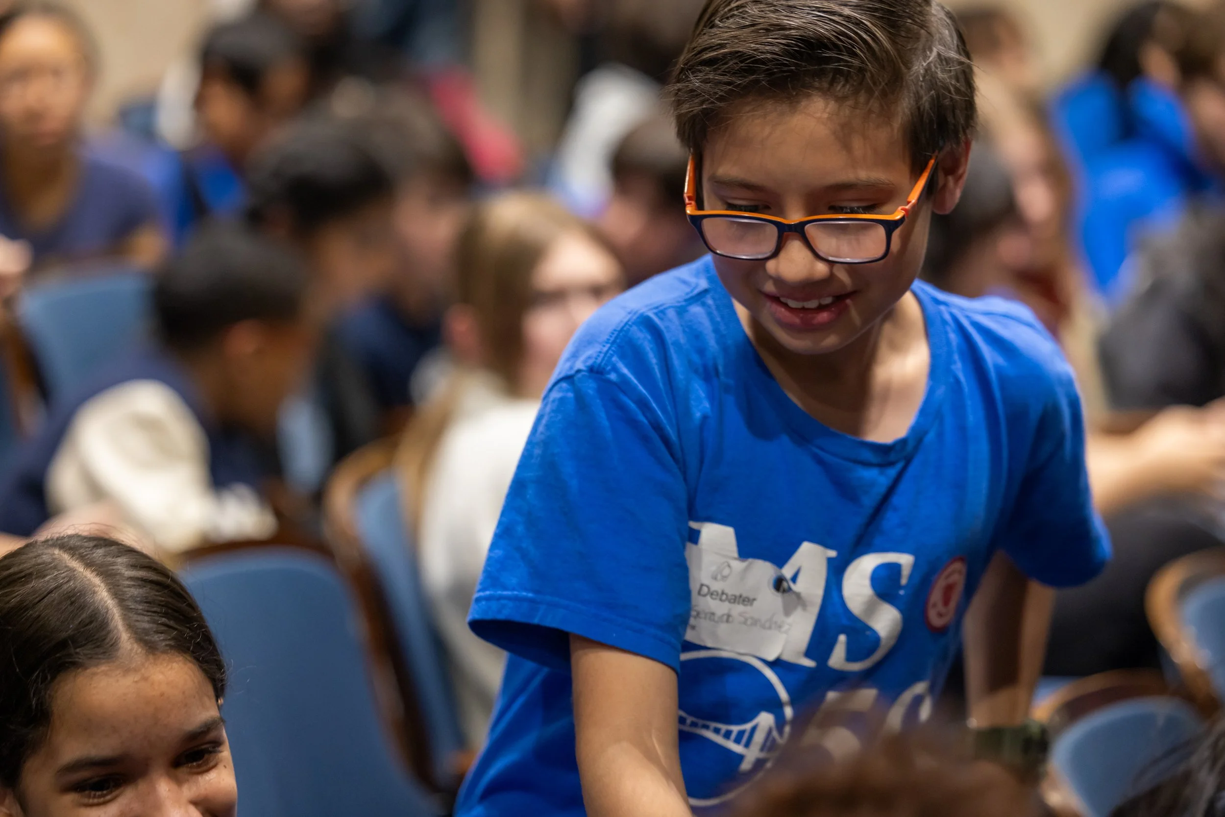 MS 50 debate team participates in a citywide tournament