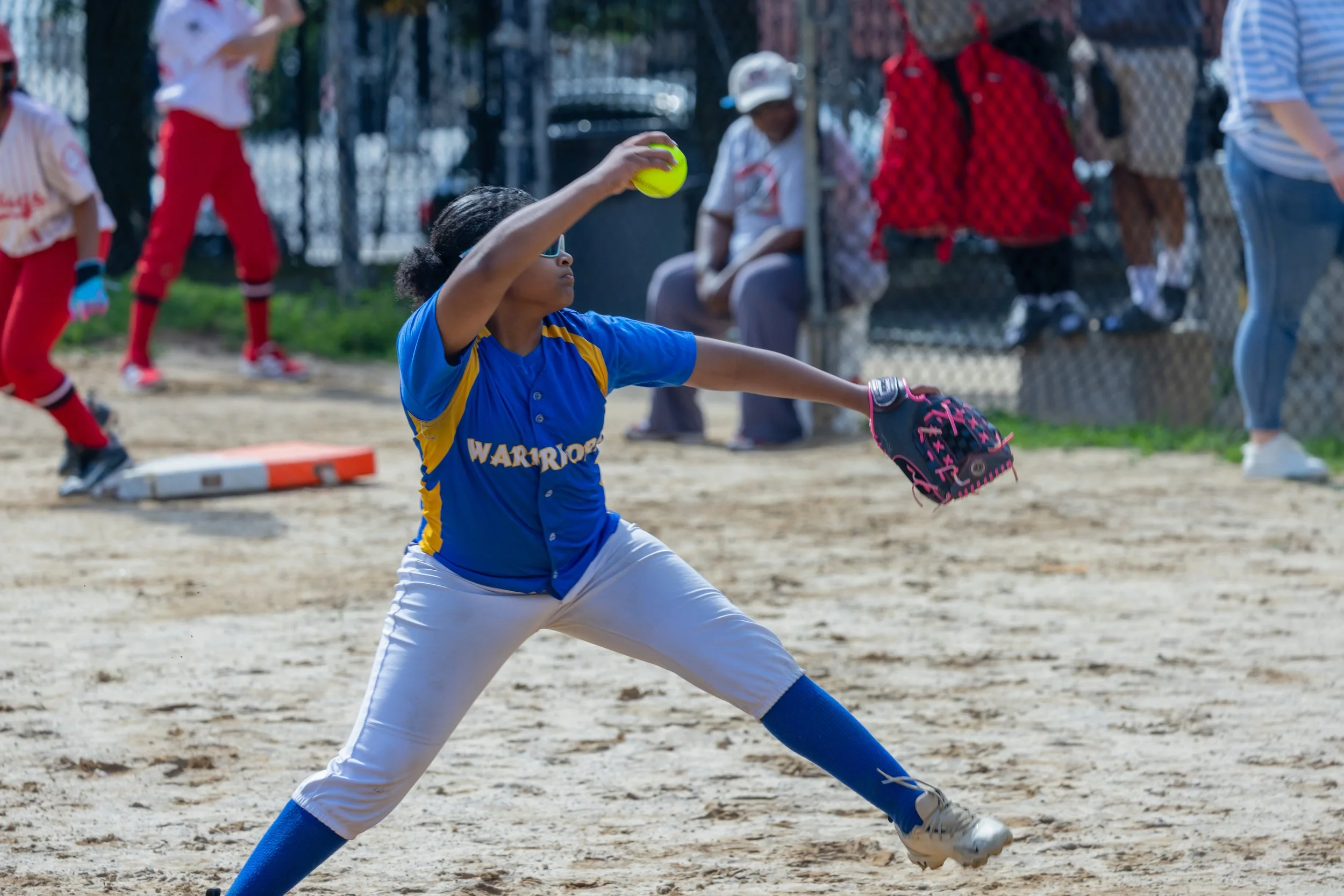 MS 50 softball team plays