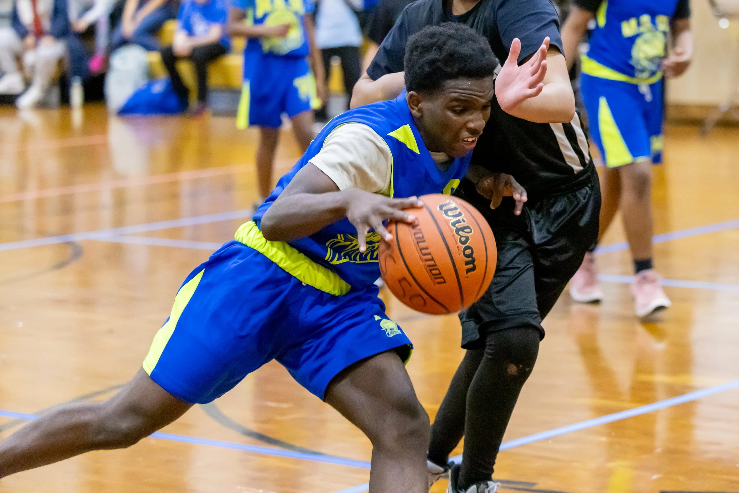 Boys JV Basketball players at MS 50