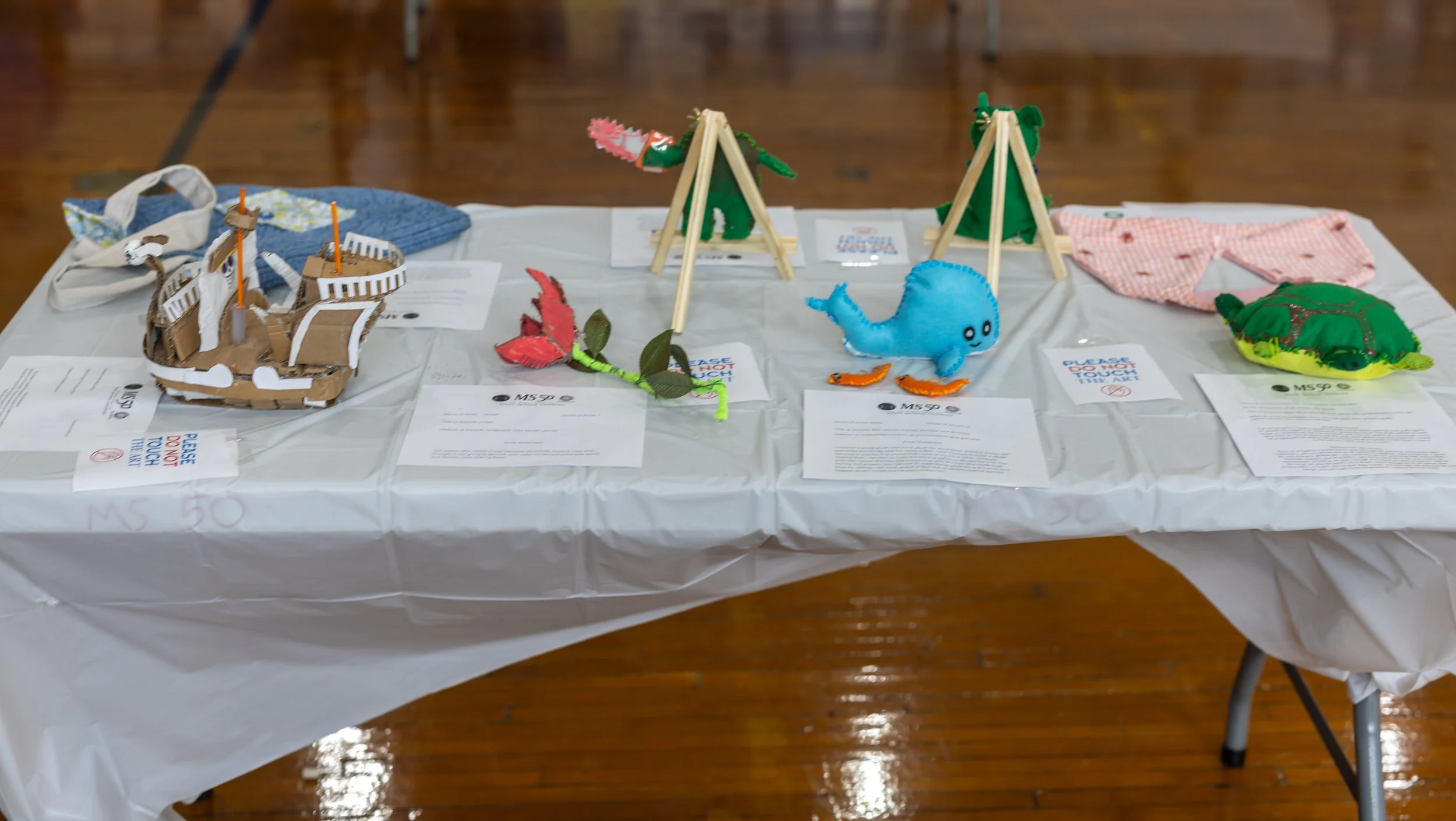 MS 50 student art gallery