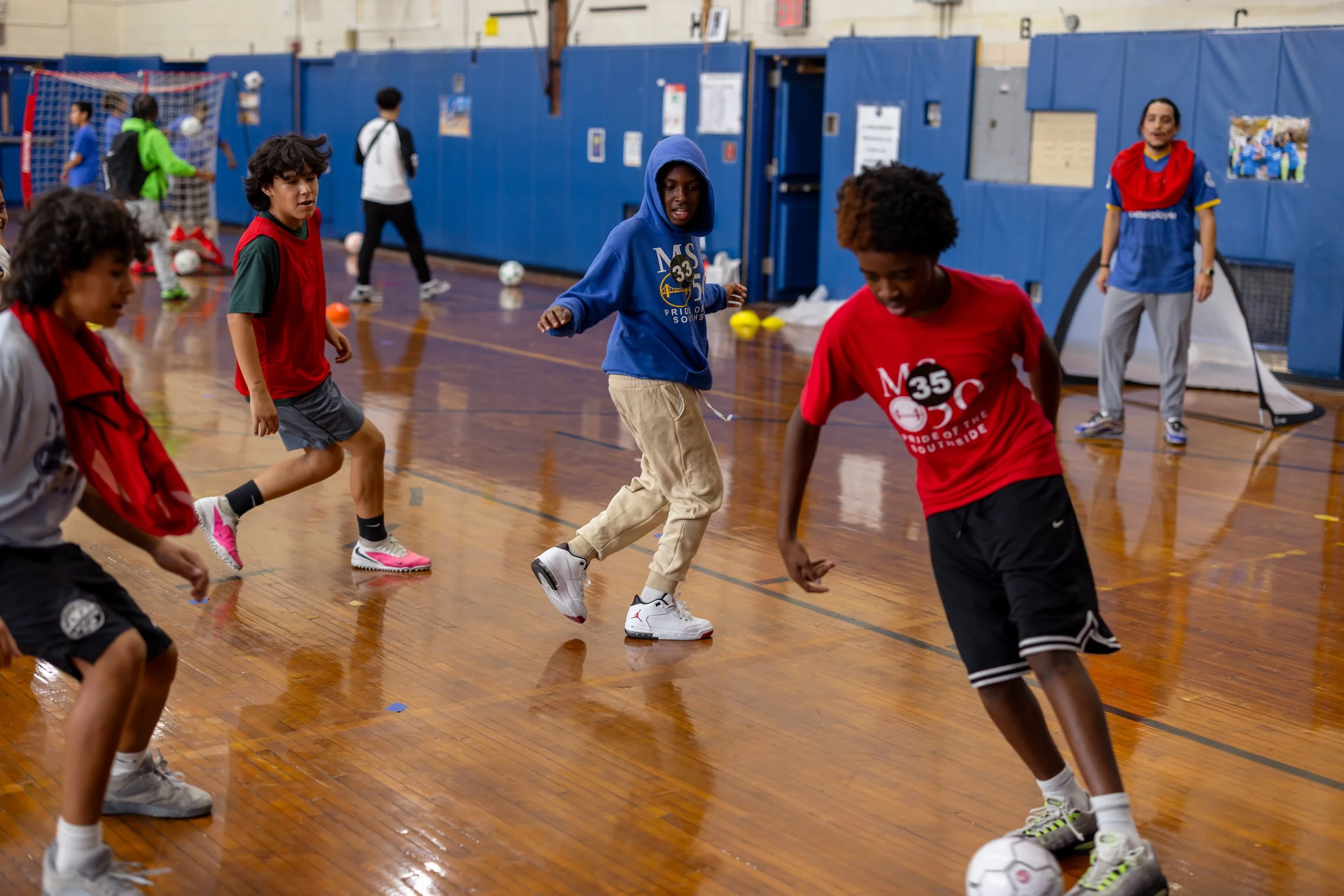 Middle school soccer tryouts