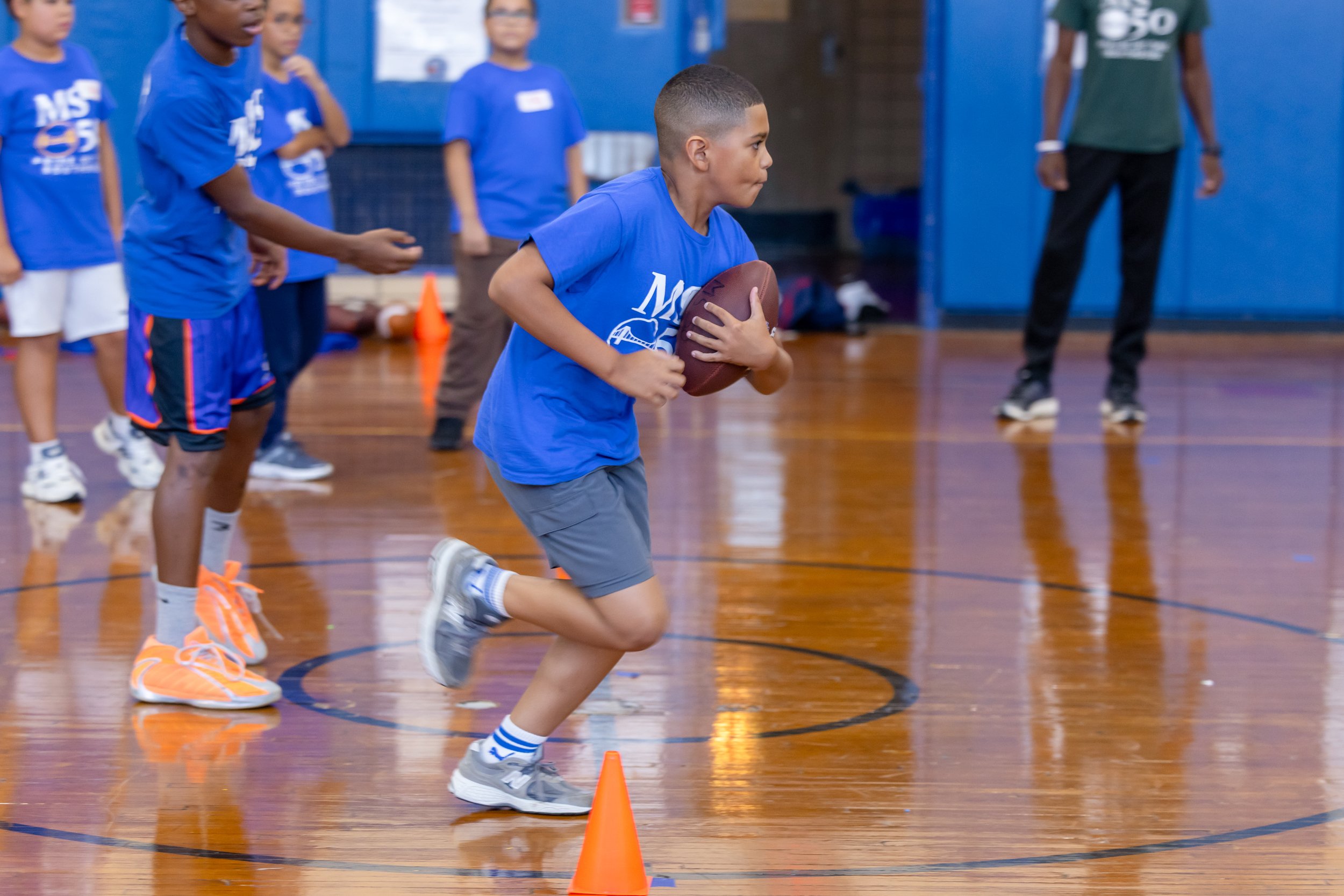 Middle school flag football tryouts