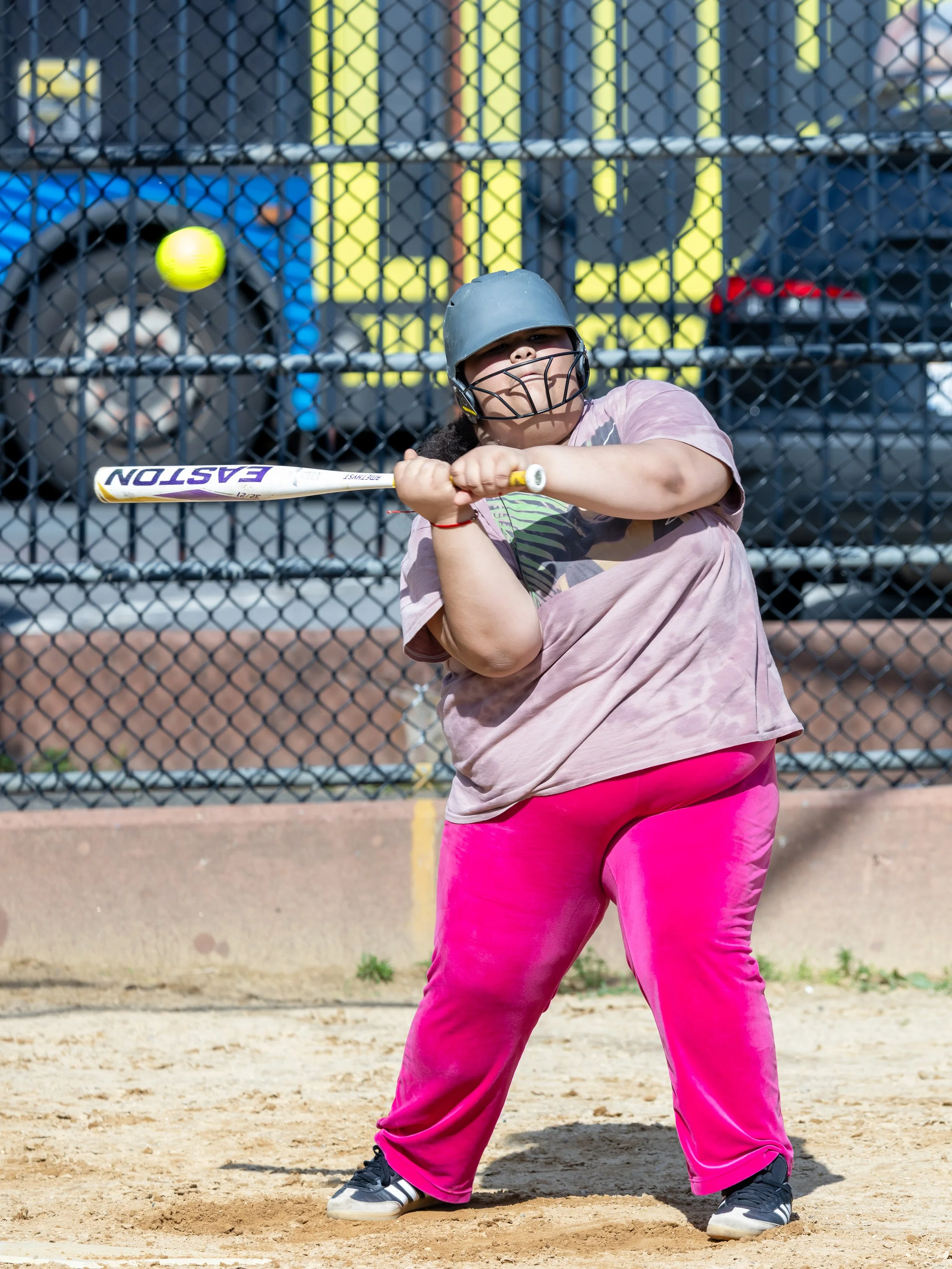 MS 50 softball team plays