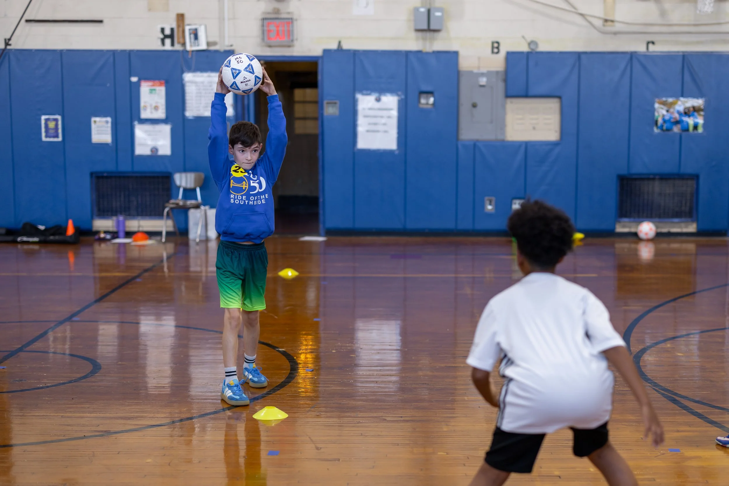 Middle school soccer tryouts