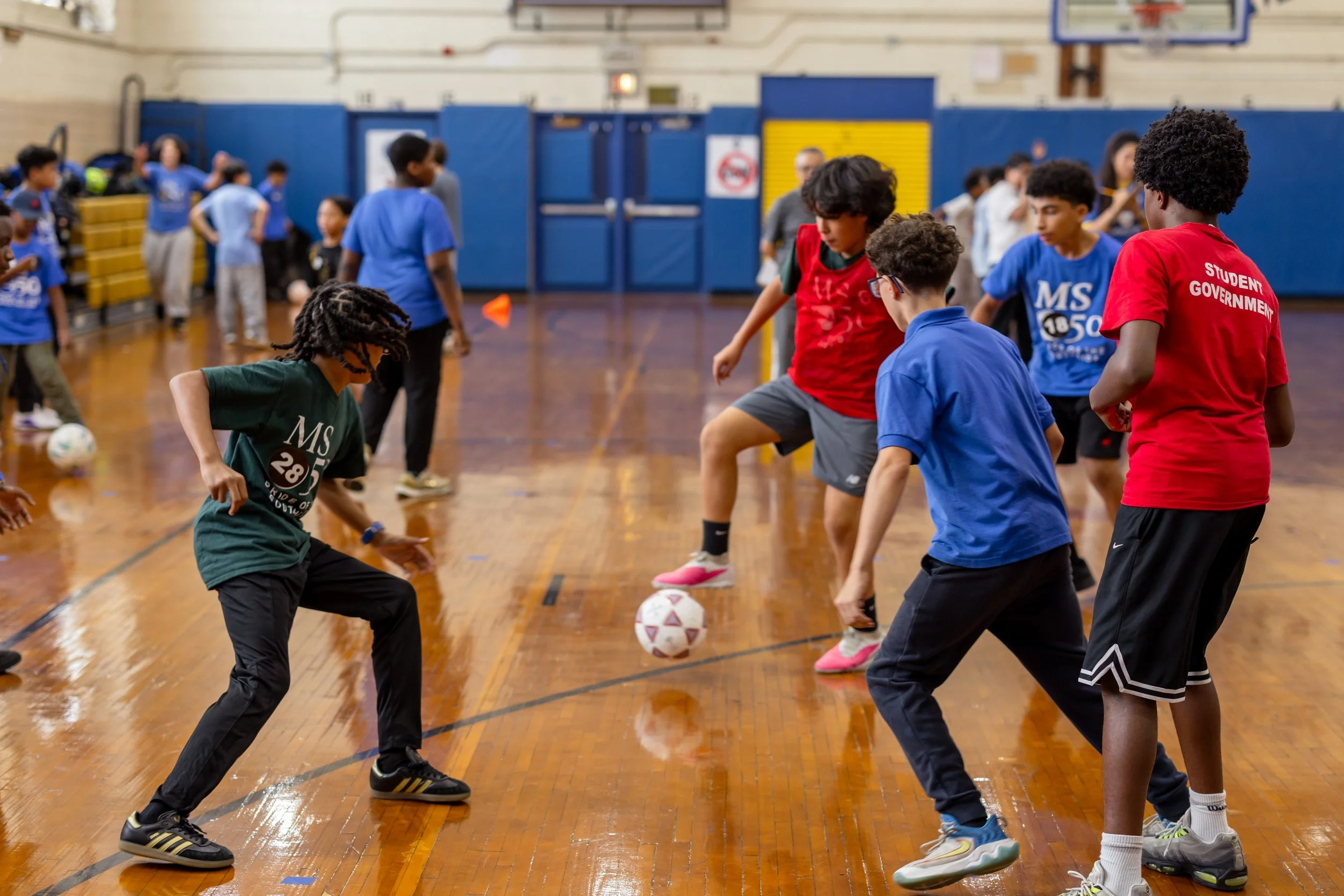 Middle school soccer tryouts
