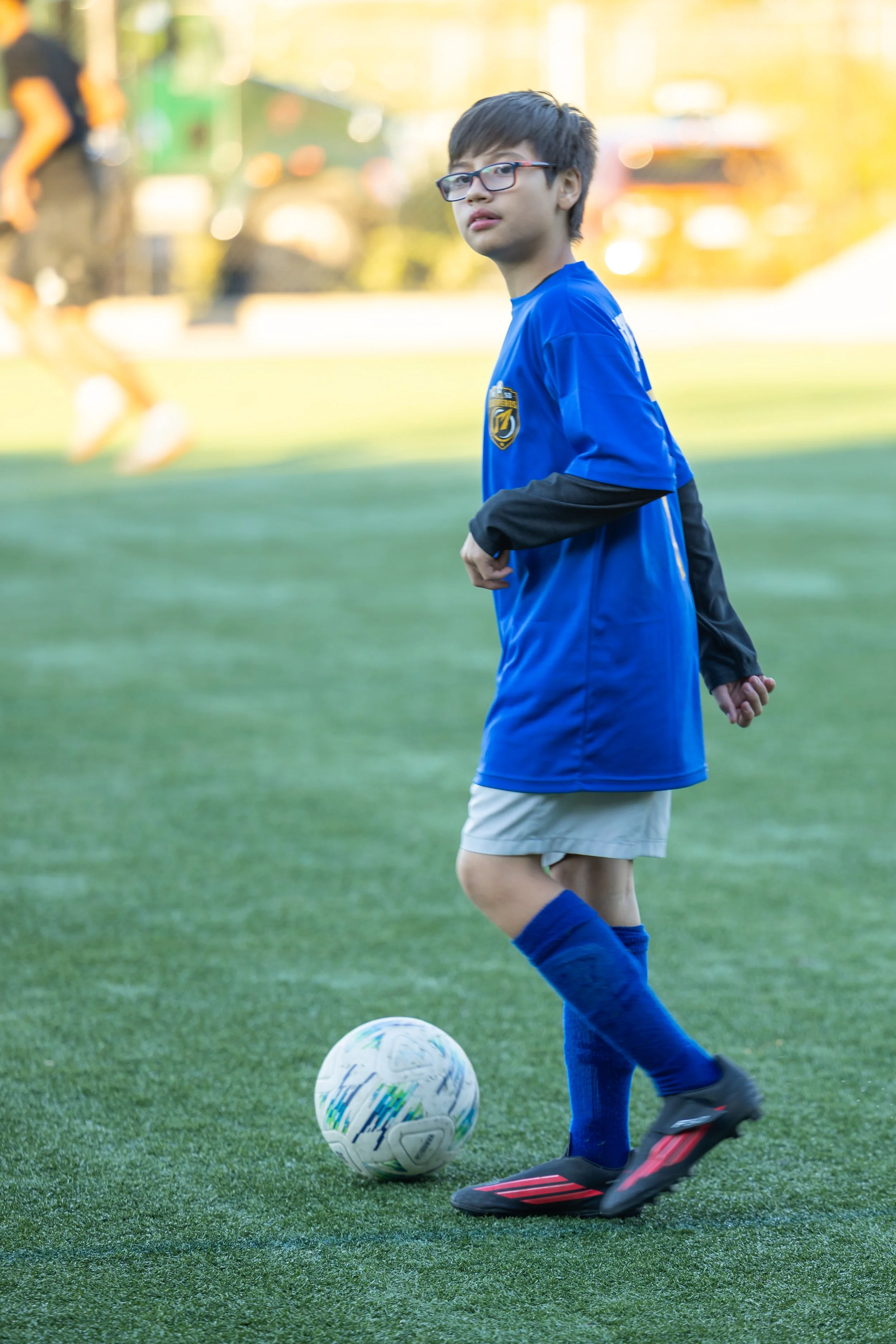 Boys soccer team plays in the fall