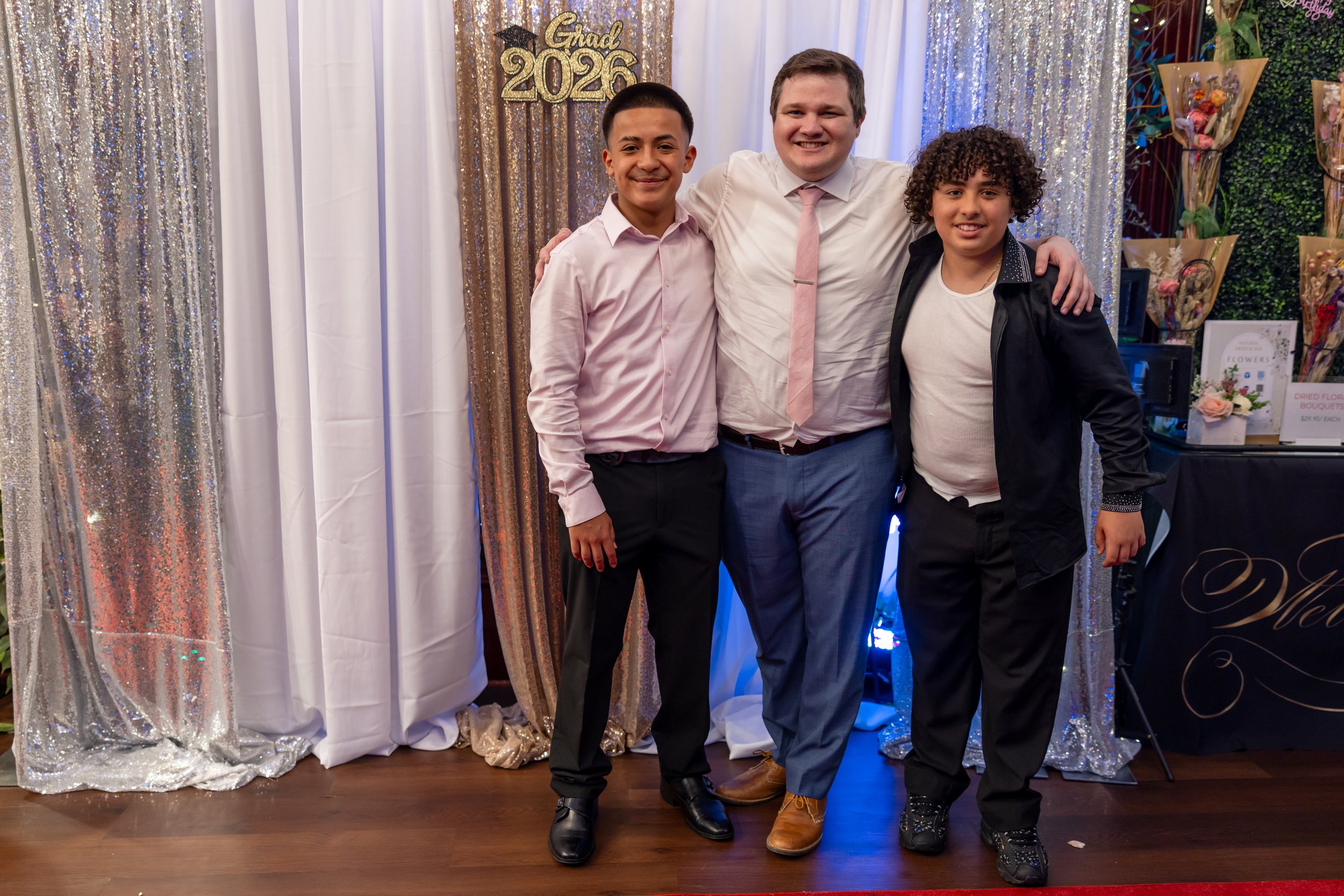 Students dance and celebrate at prom