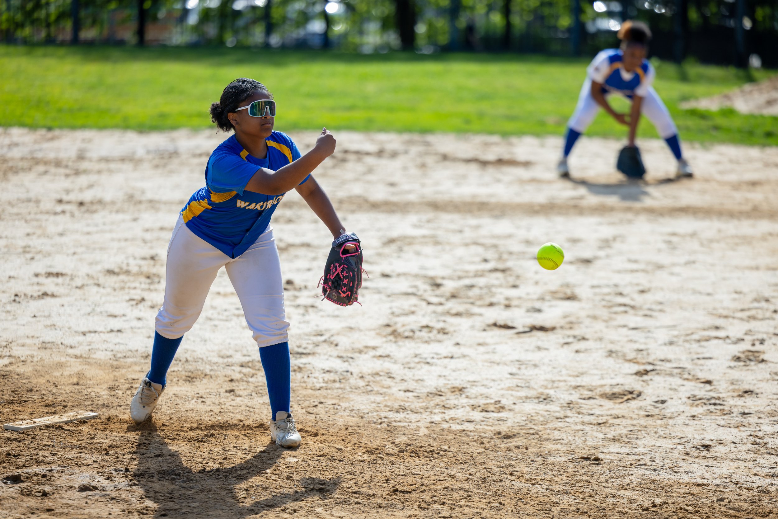 MS 50 softball team plays
