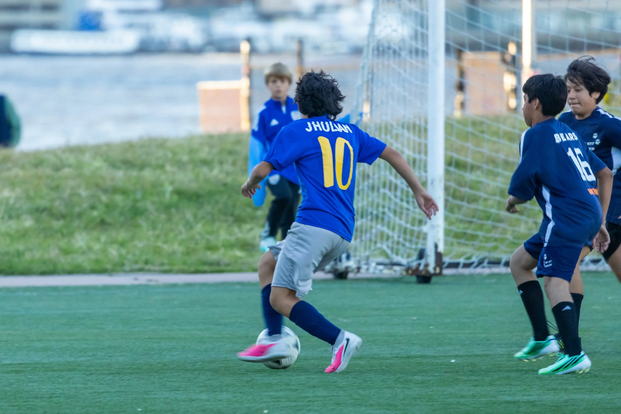 Boys soccer team plays in the fall