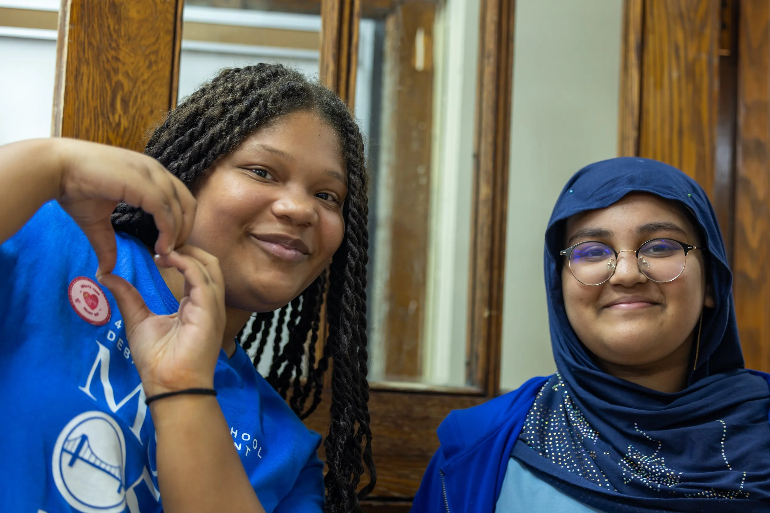 MS 50 debate team participates in a citywide tournament