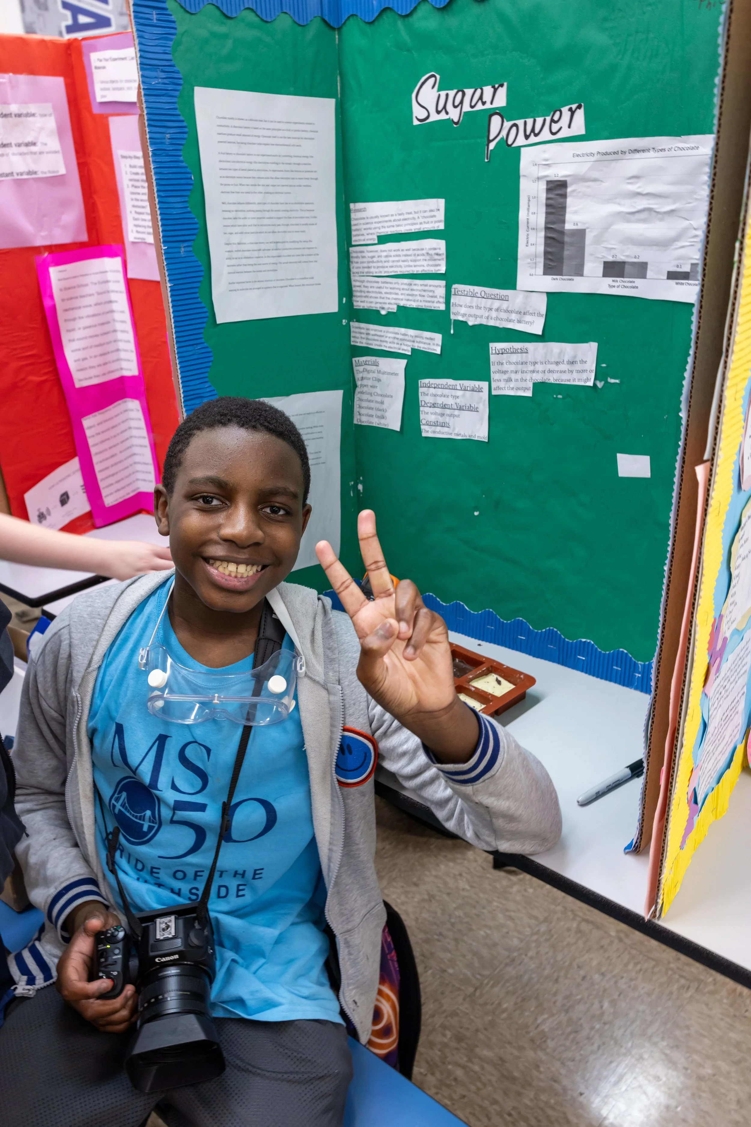 MS 50 students present their science projects