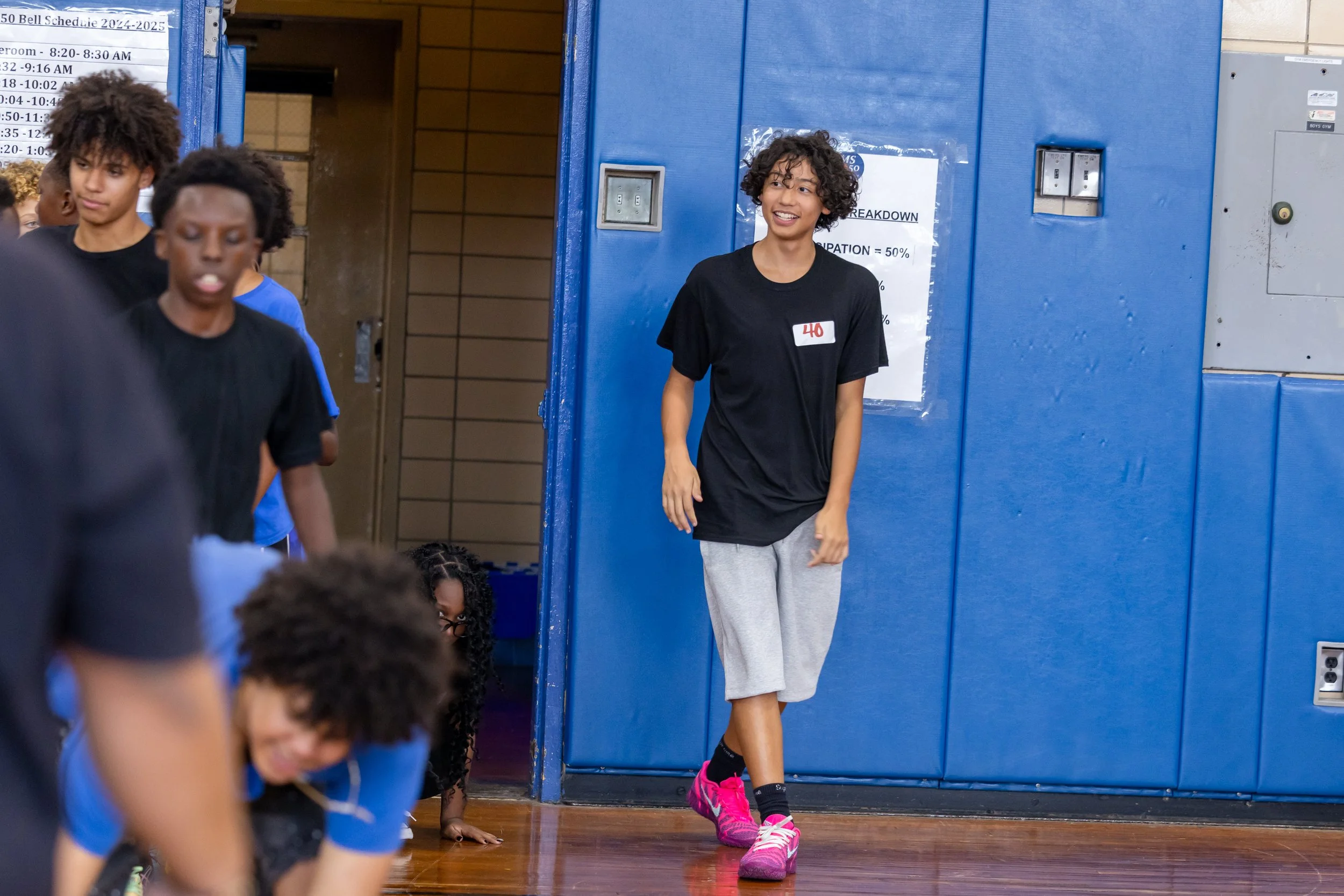 Middle school flag football tryouts