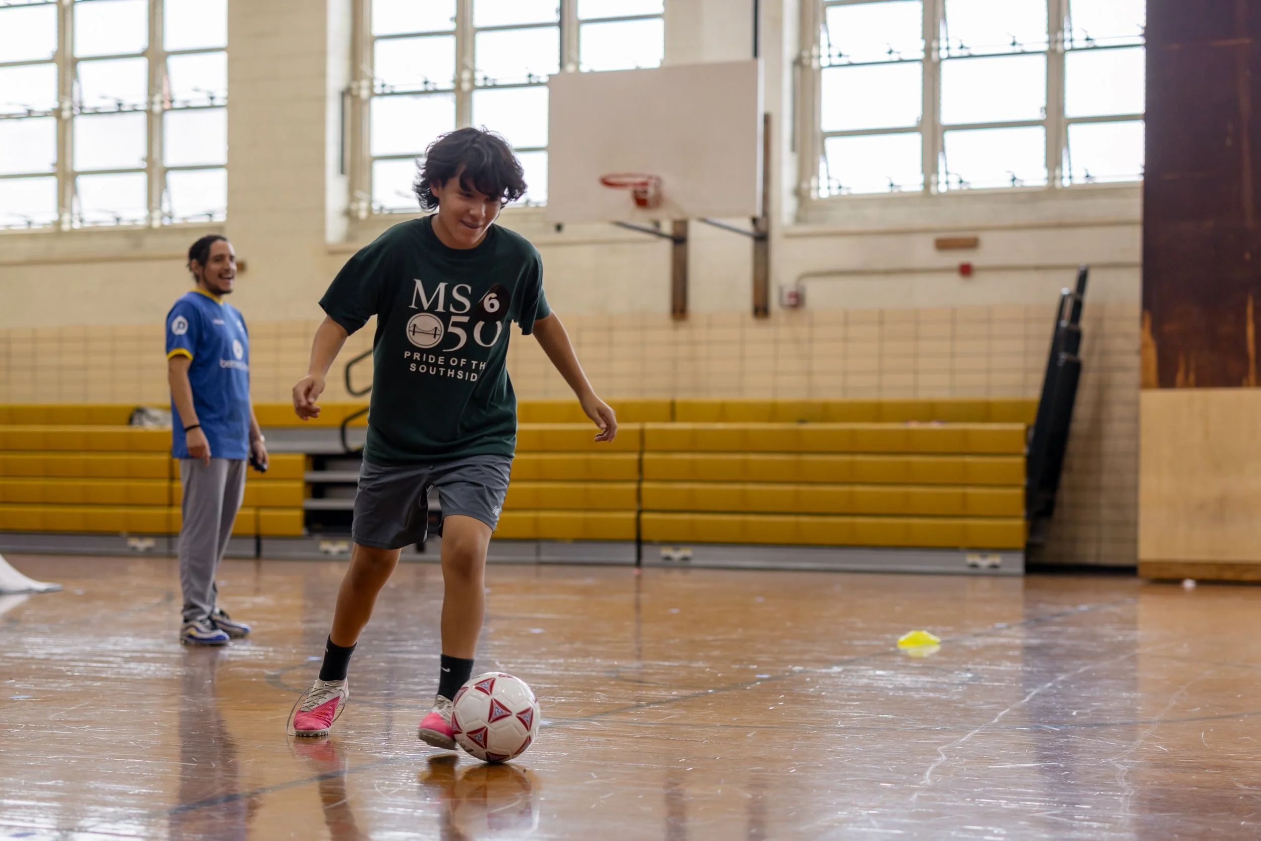 Middle school soccer tryouts