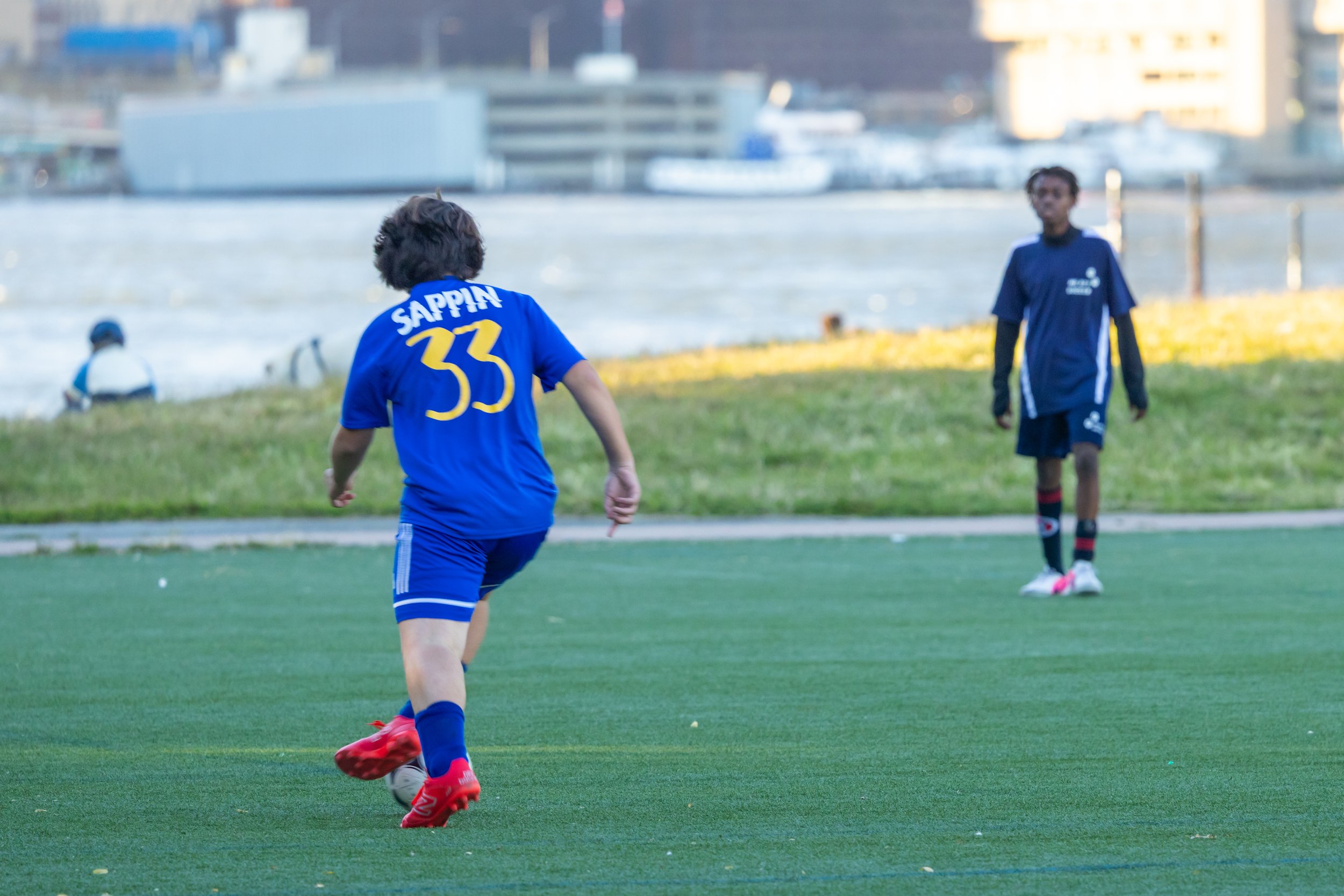 Boys soccer team plays in the fall