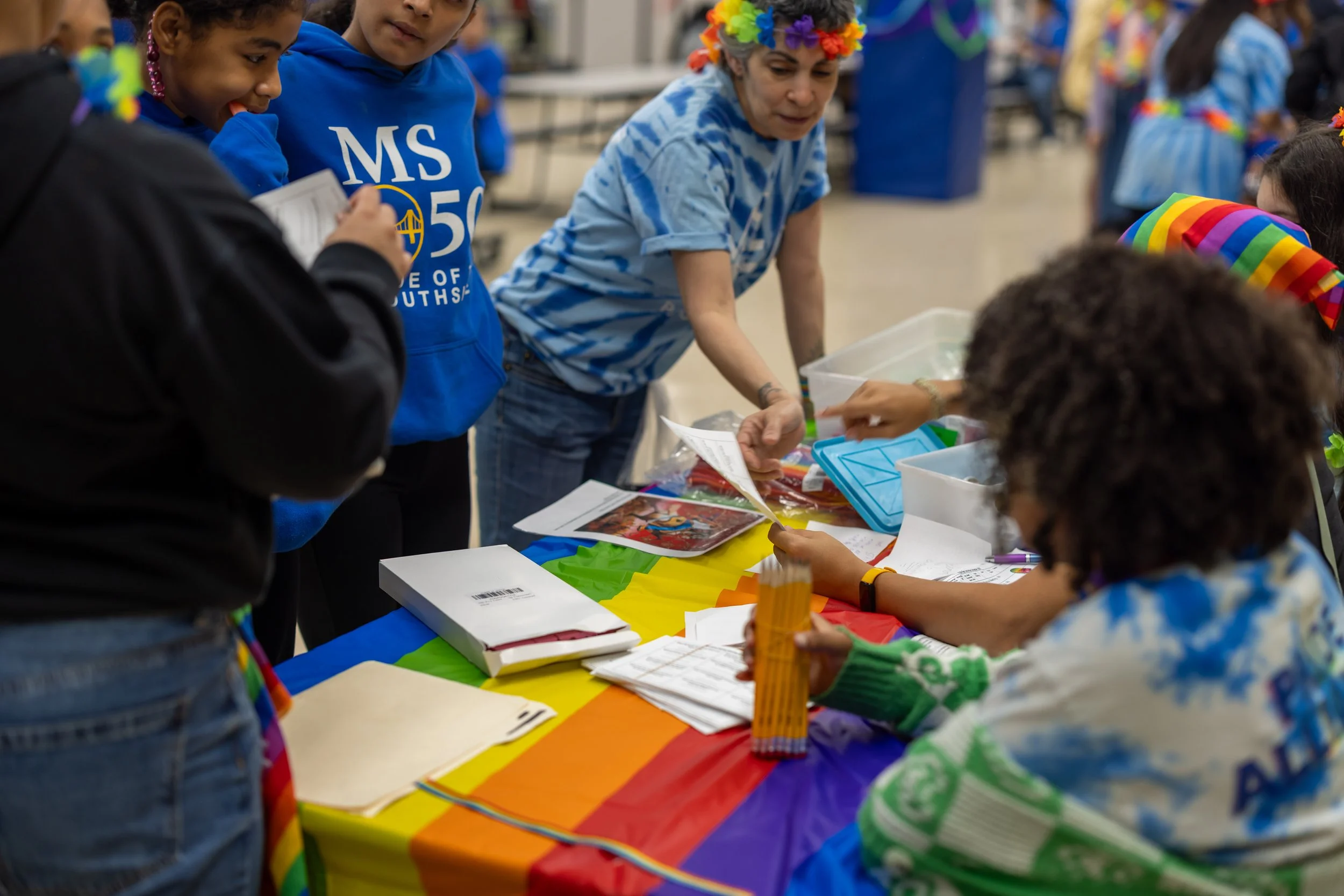 MS 50 celebrates pride fest