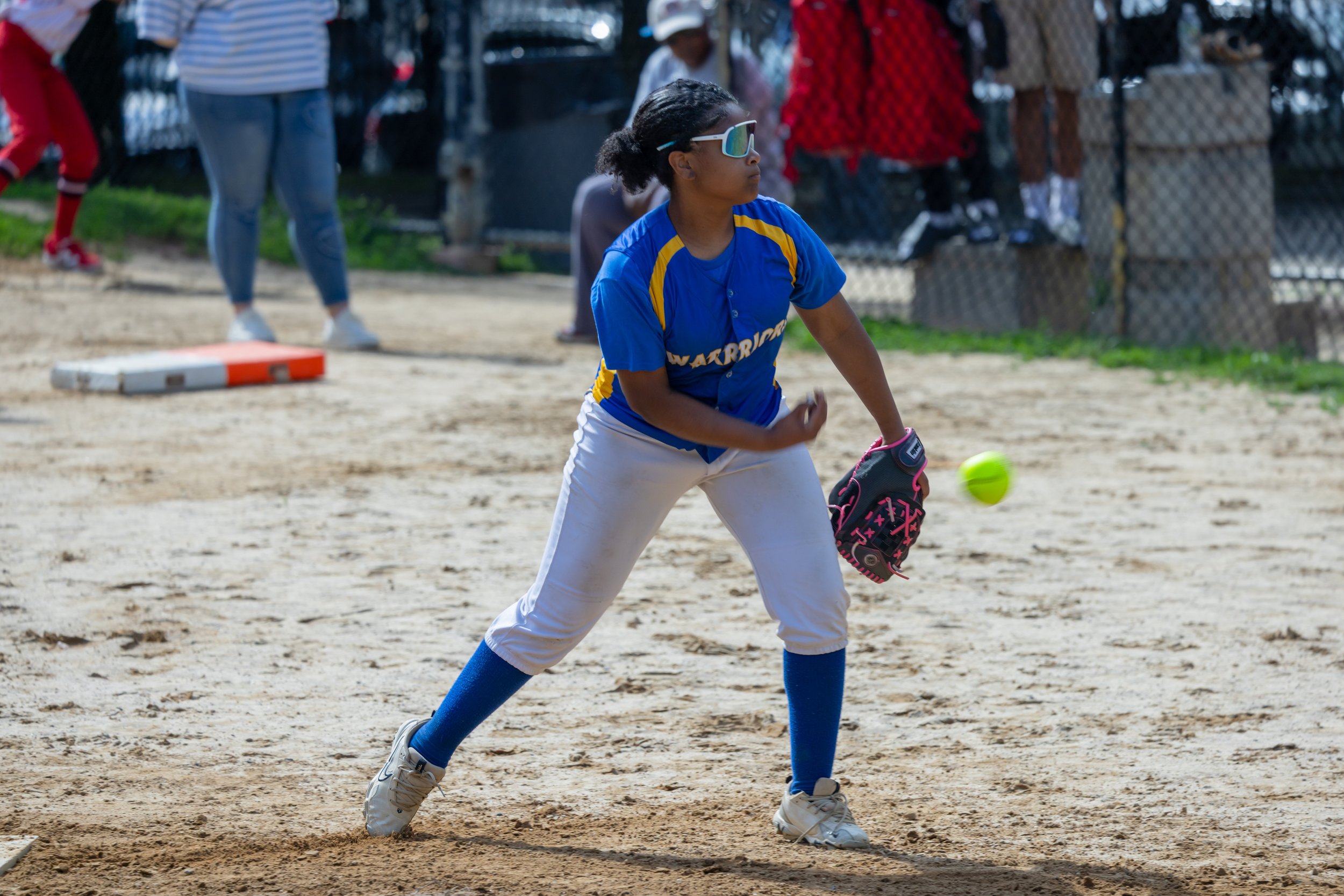 MS 50 softball team plays