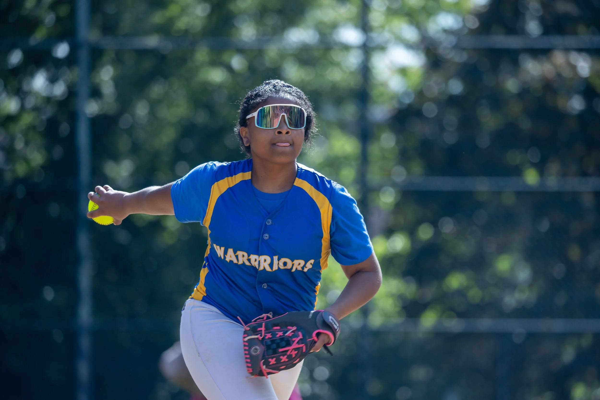 MS 50 softball team plays