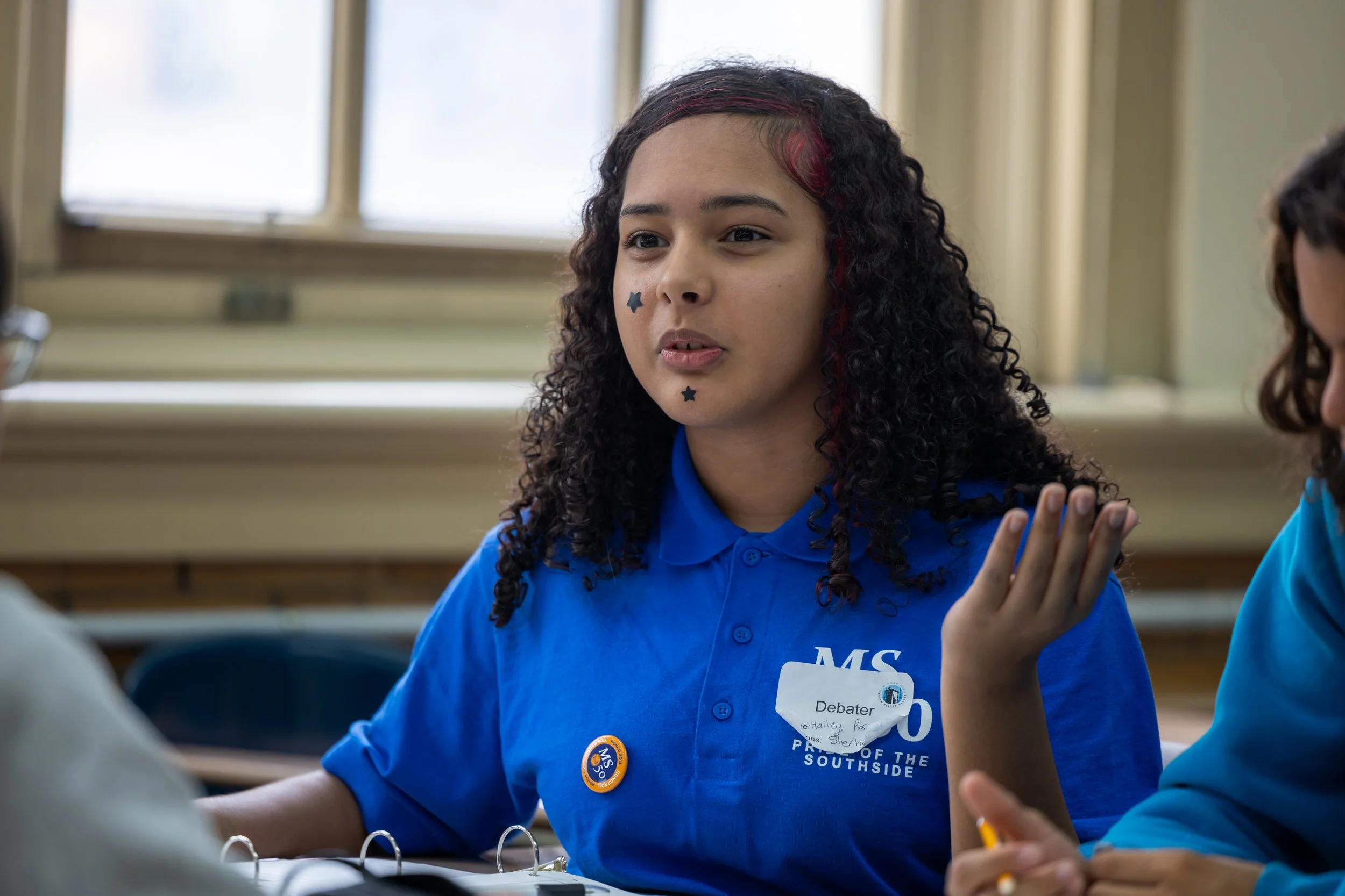 MS 50 debate team participates in a citywide tournament