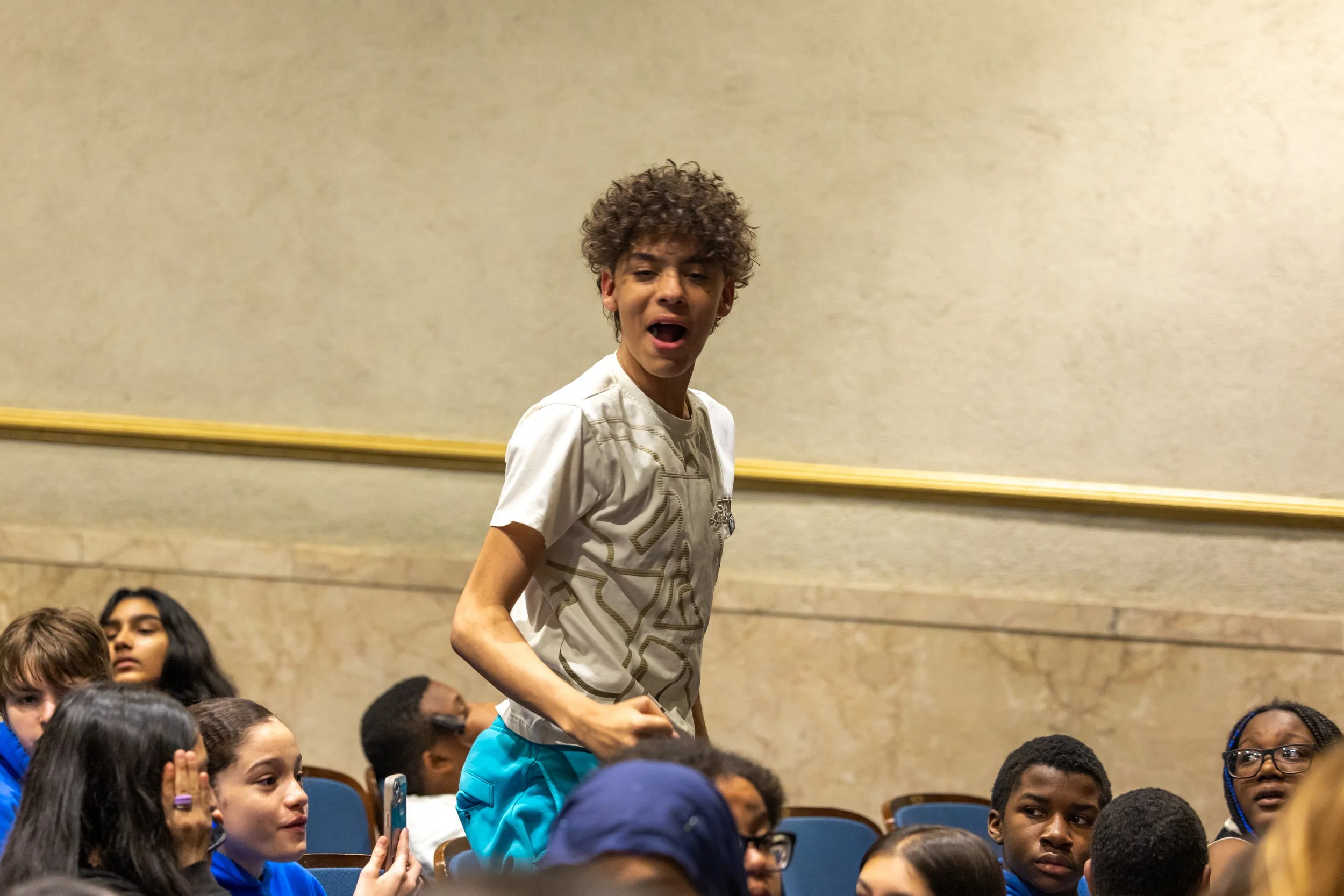 MS 50 debate team participates in a citywide tournament
