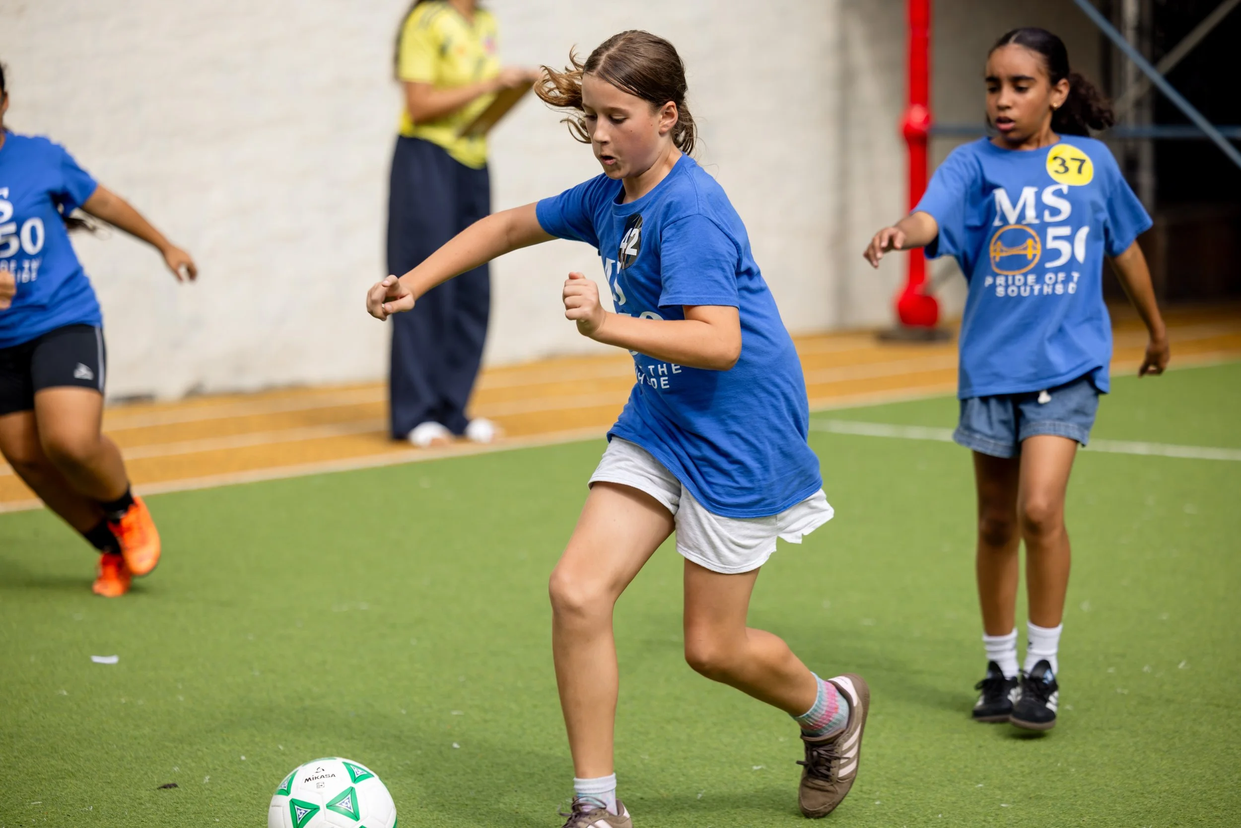 Middle school girls soccer tryouts