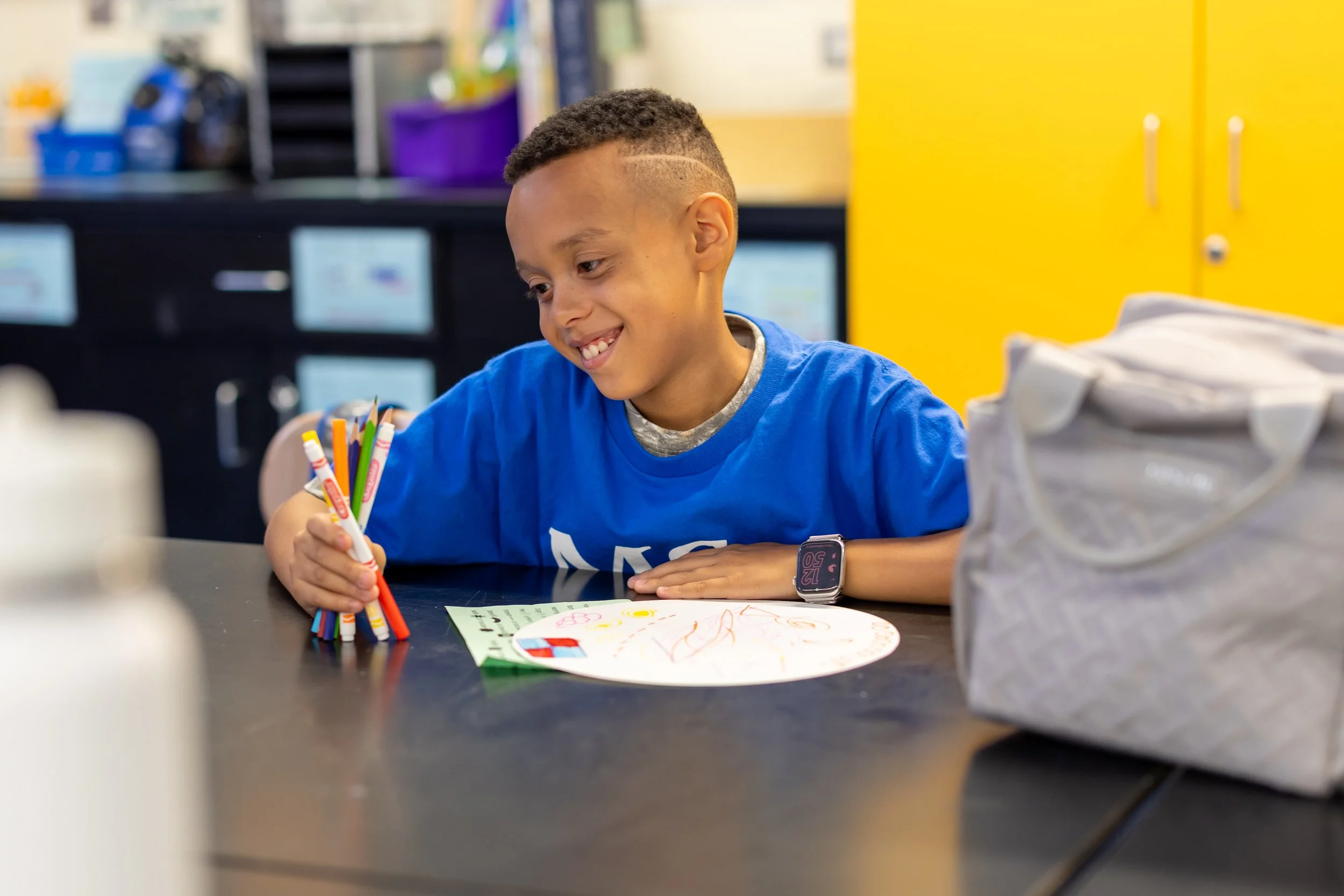 MS 50 students on the first day of school 2026