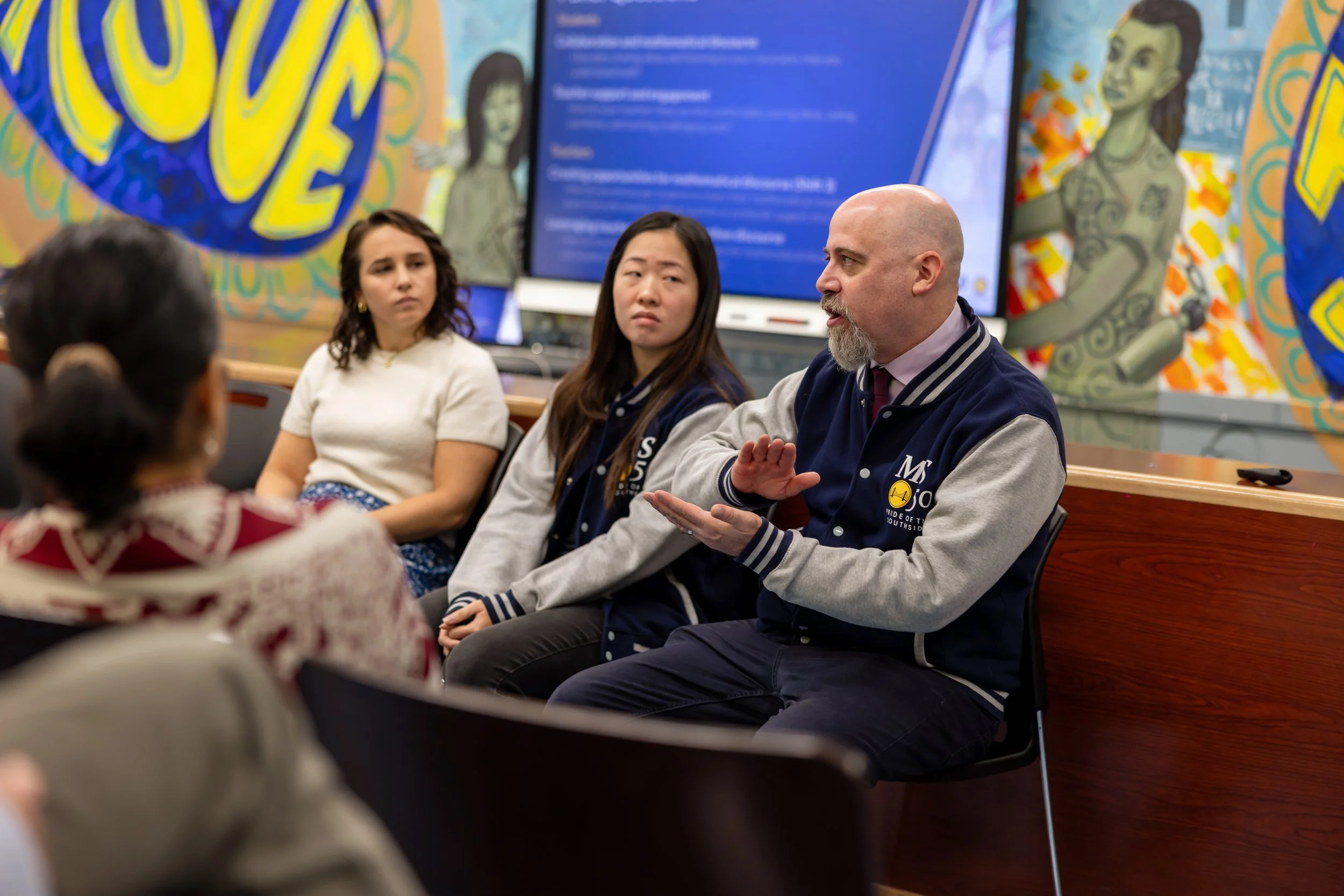MS 50 students and staff for NYC Solves Math Week