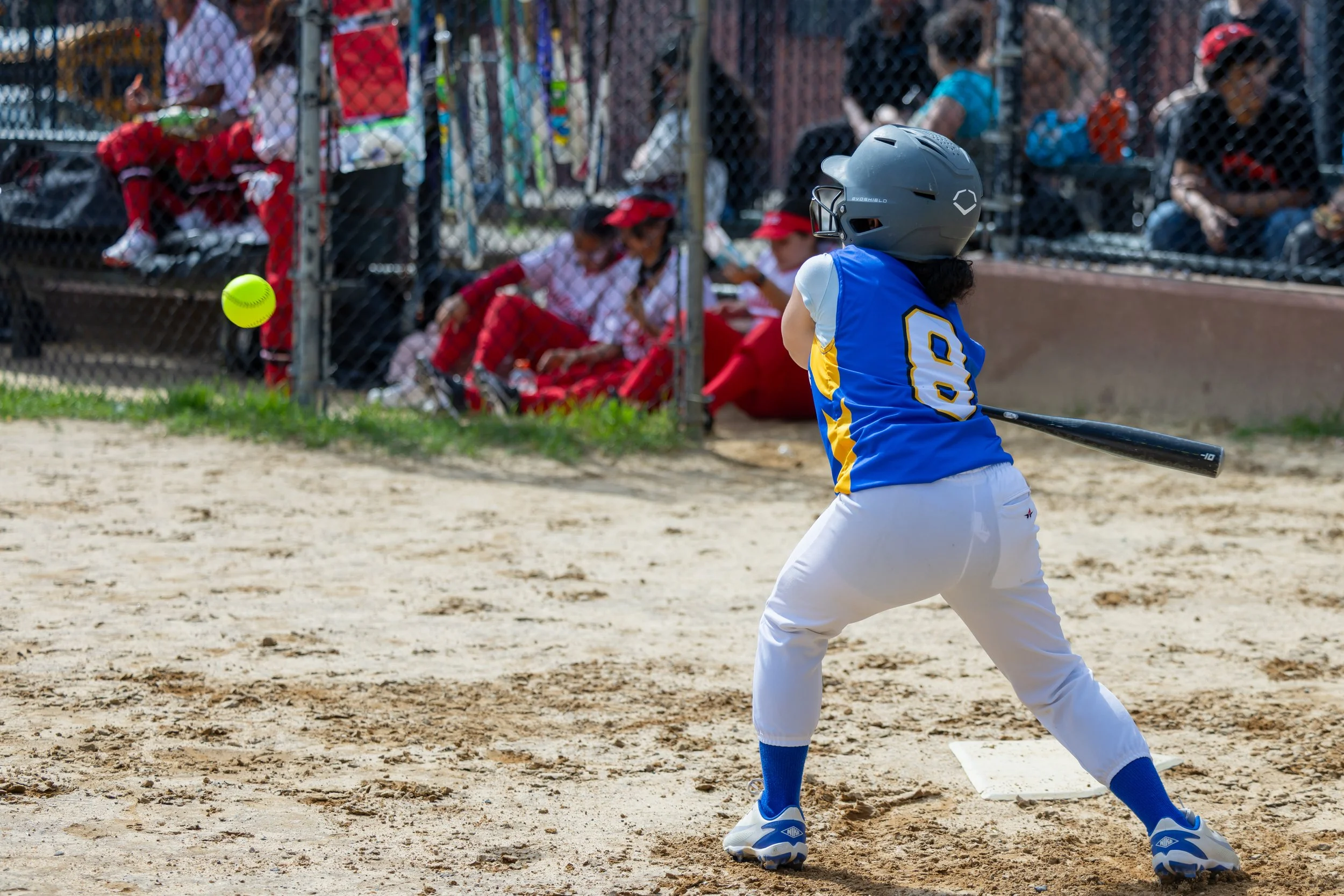 MS 50 softball team plays