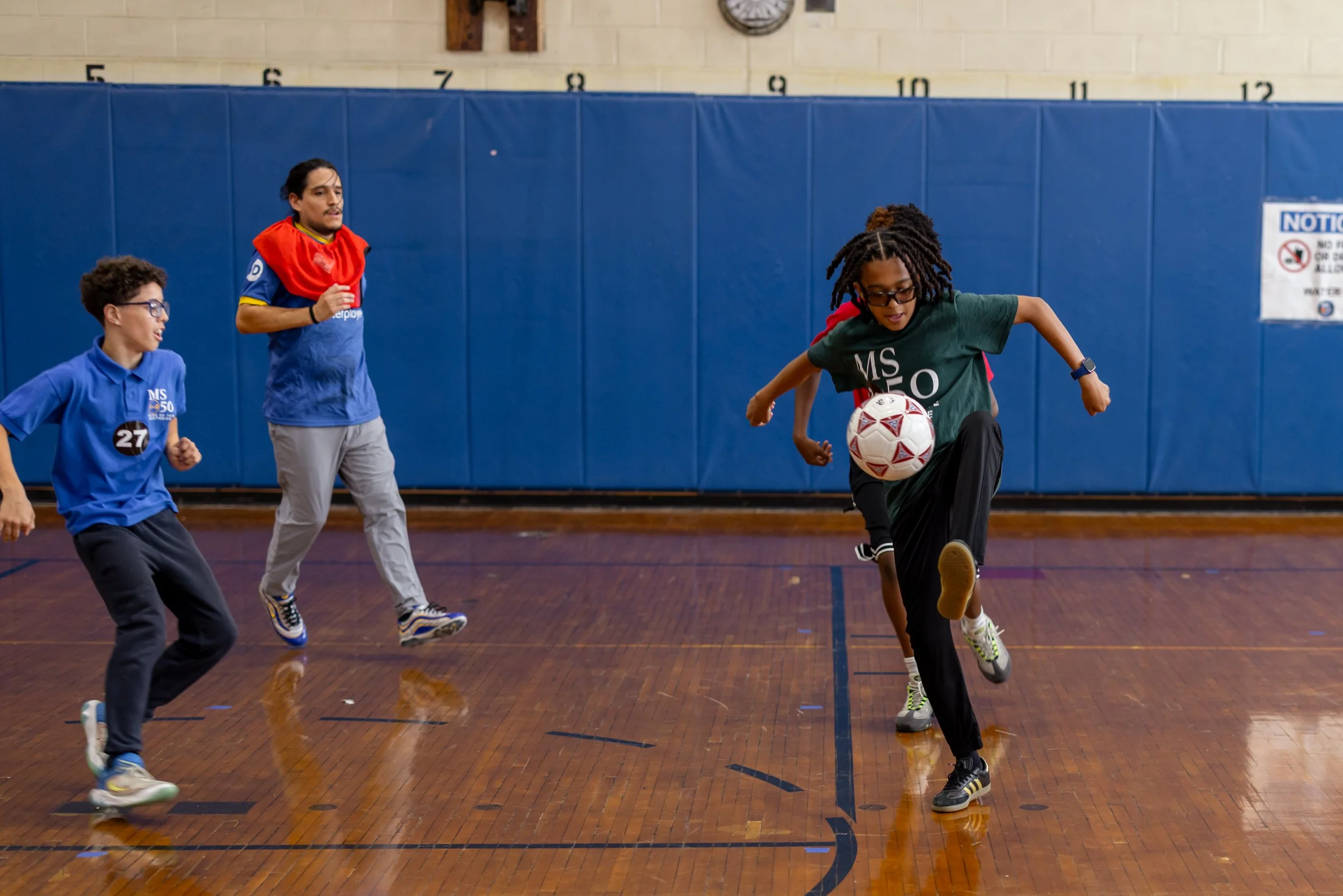 Middle school soccer tryouts