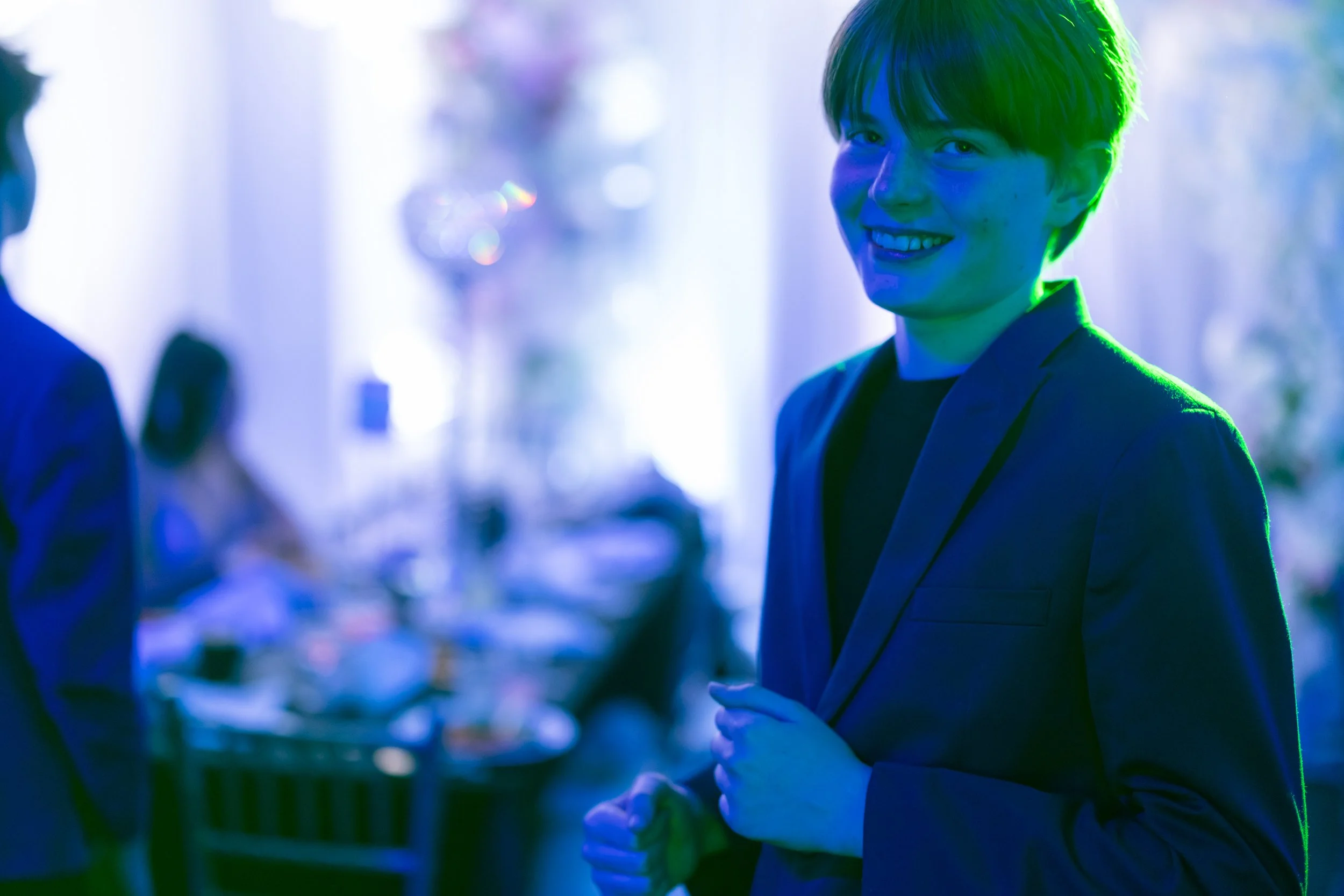 Students dance and celebrate at prom