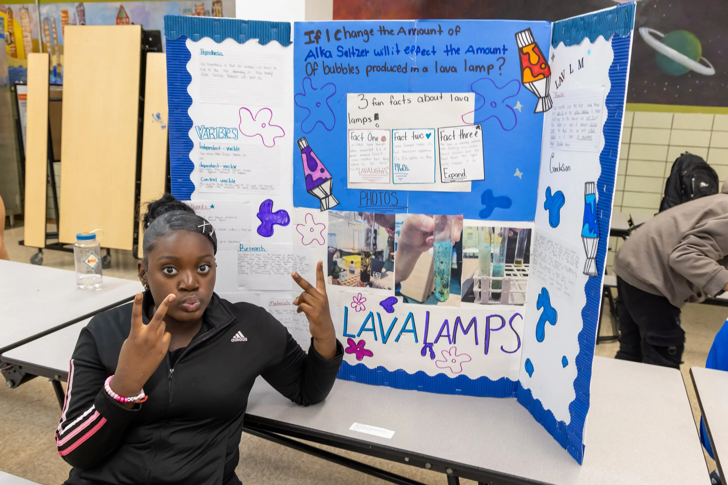 MS 50 students present their science projects