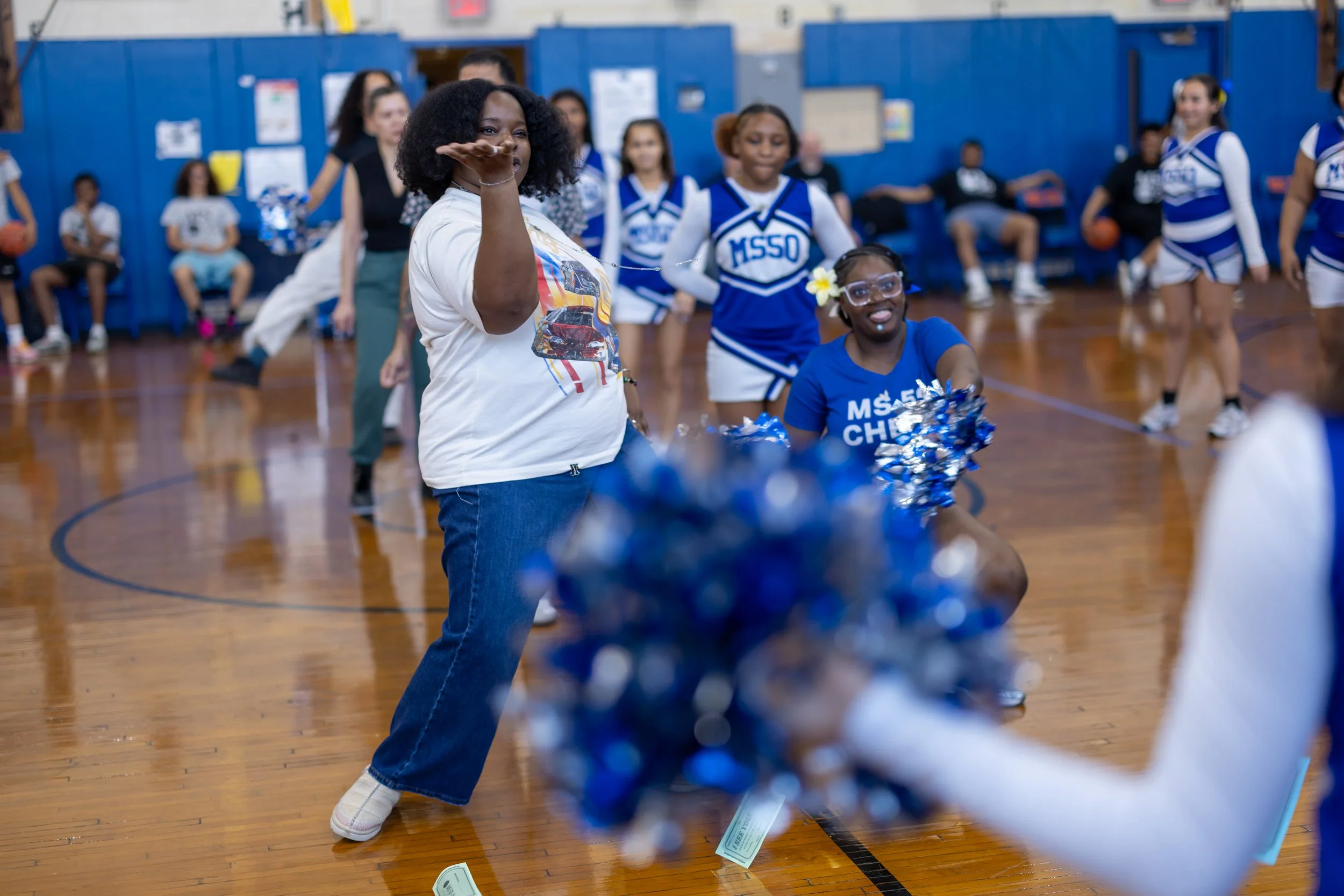 Pep rally dance