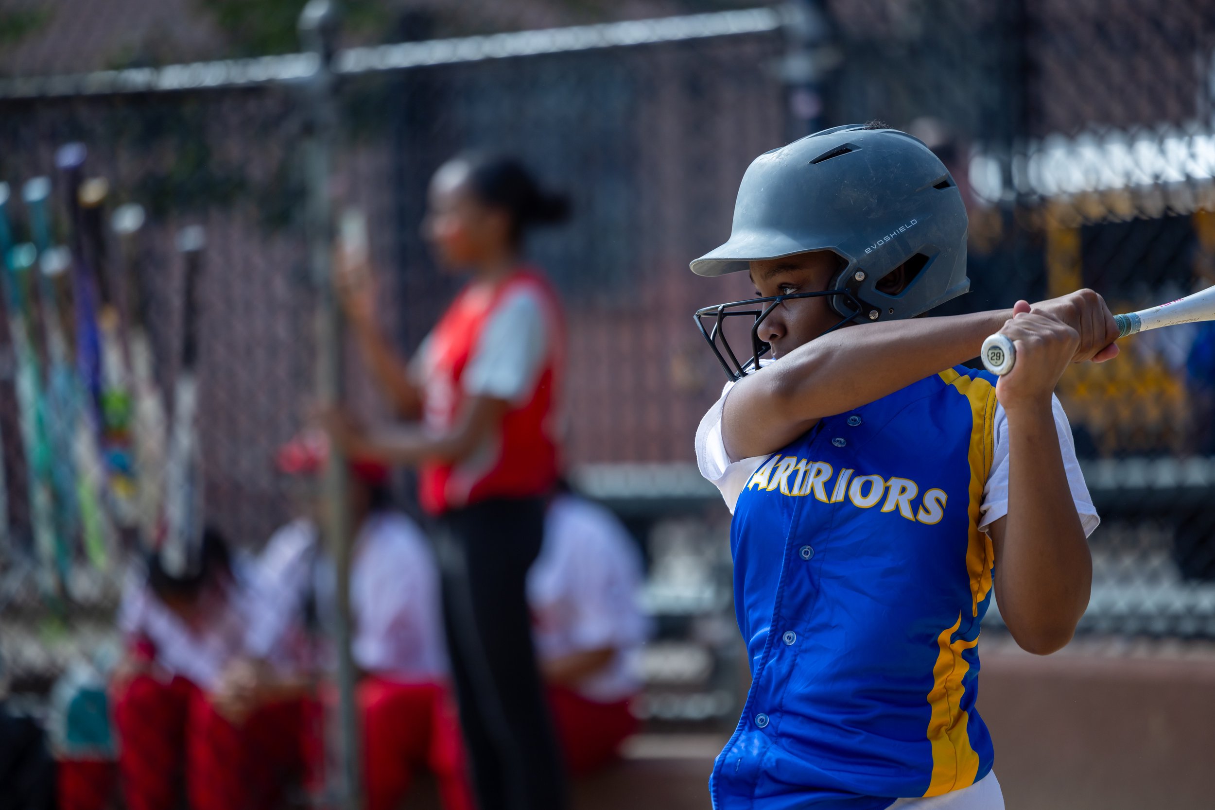 MS 50 softball team plays